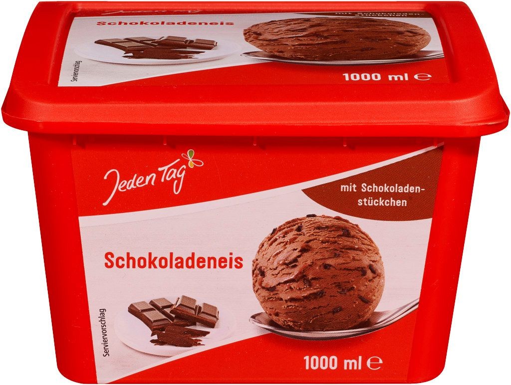 Mražené potraviny - Jeden Tag Zmrzlina s příchutí čokolády 1 000 ml