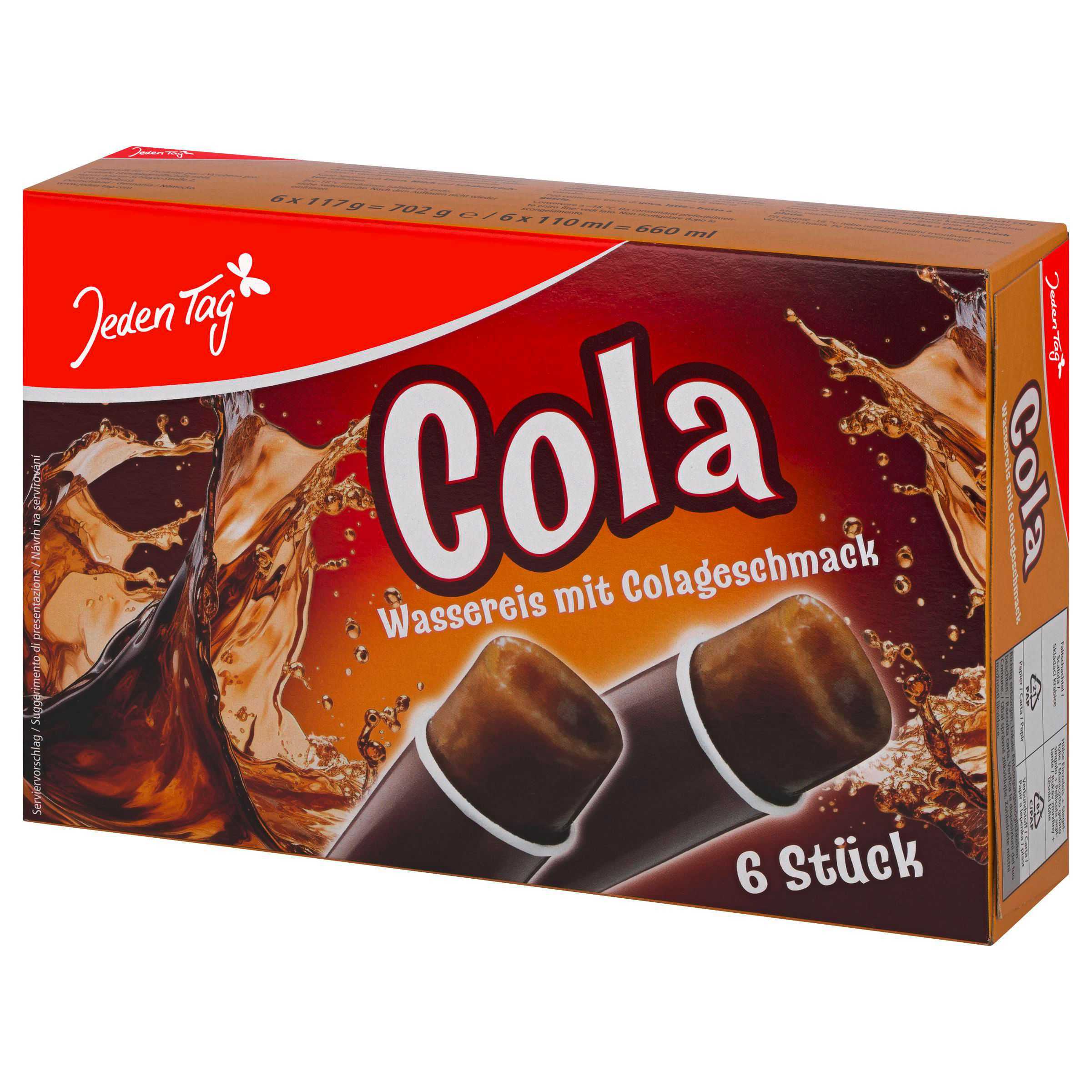 Mražené potraviny - Jeden Tag zmrzlina s příchutí Cola 6x110ml