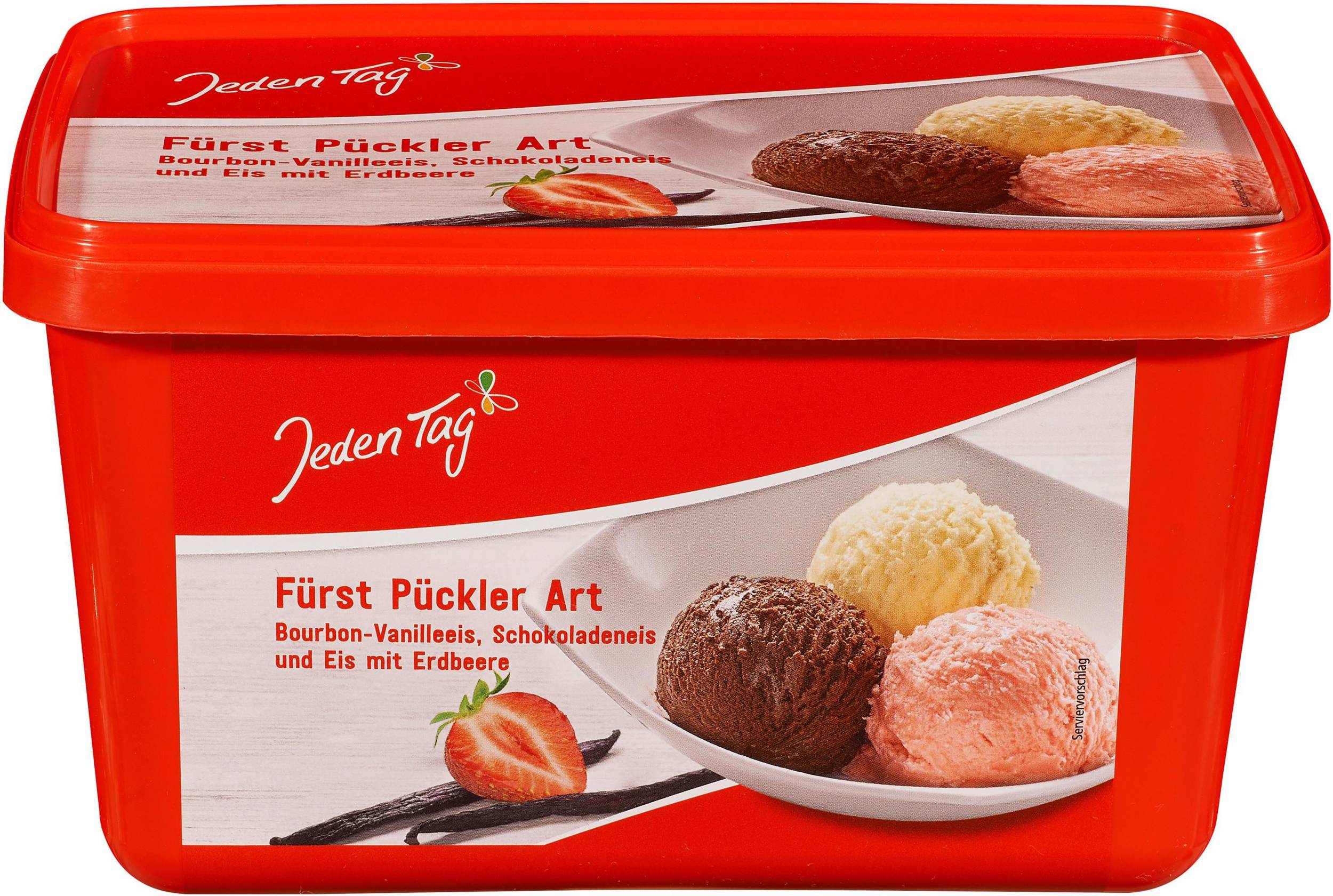 Mražené potraviny - Jeden Tag Zmrzlina tříbarevná 2 500 ml
