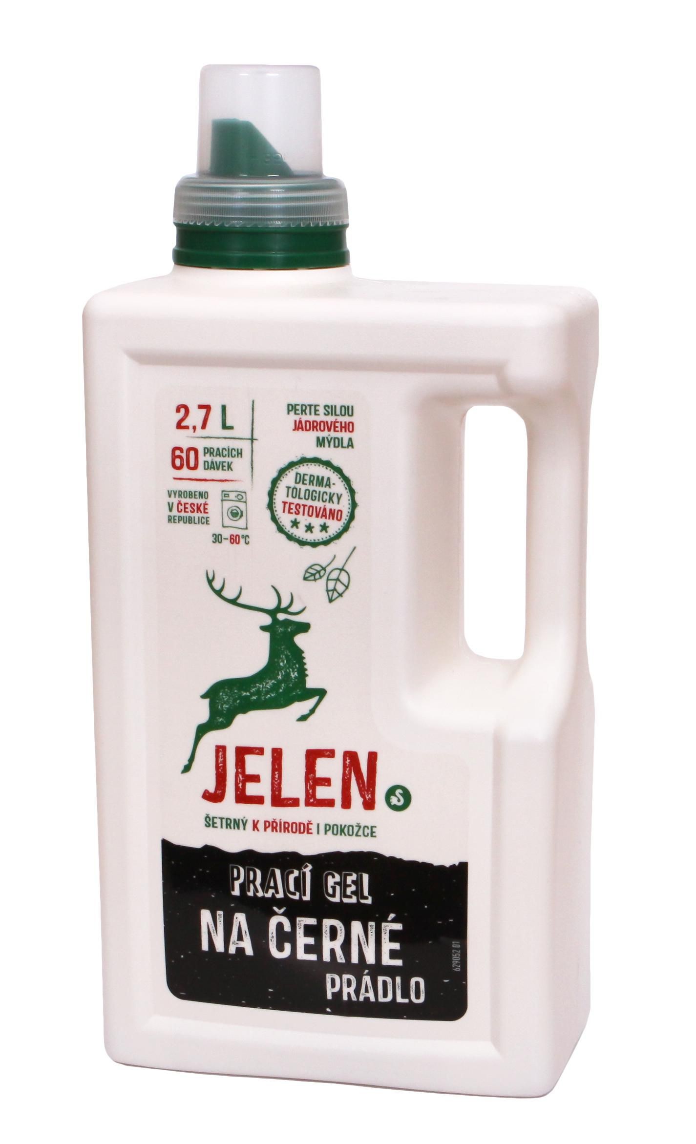 Drogerie a kosmetika - Jelen Gel Černé prádlo 2,7 l 60 praní