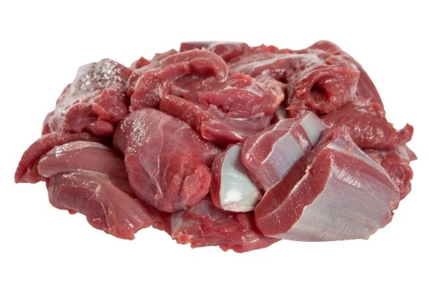 Mražené potraviny - Jelen maso na guláš mražené 800g