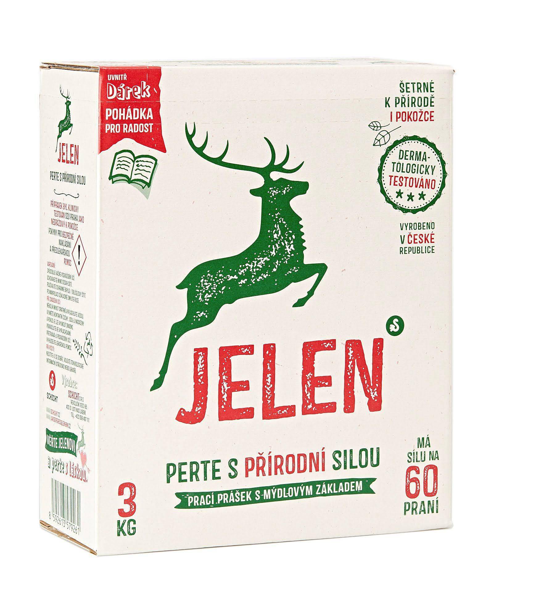 Jelen Mýdlový prášek 3 kg 60 praní-0