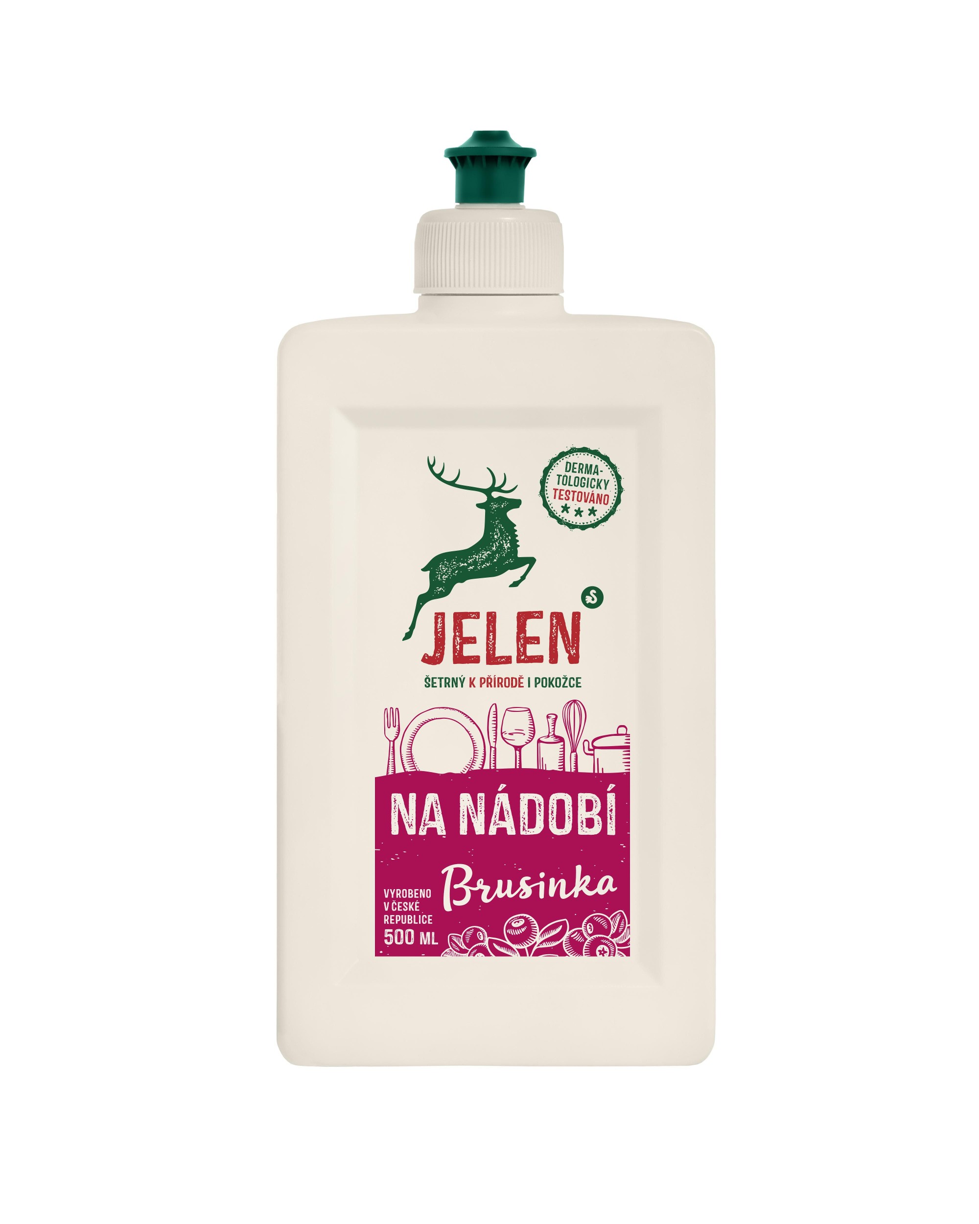 Jelen Na nádobí brusinka 500 ml-0