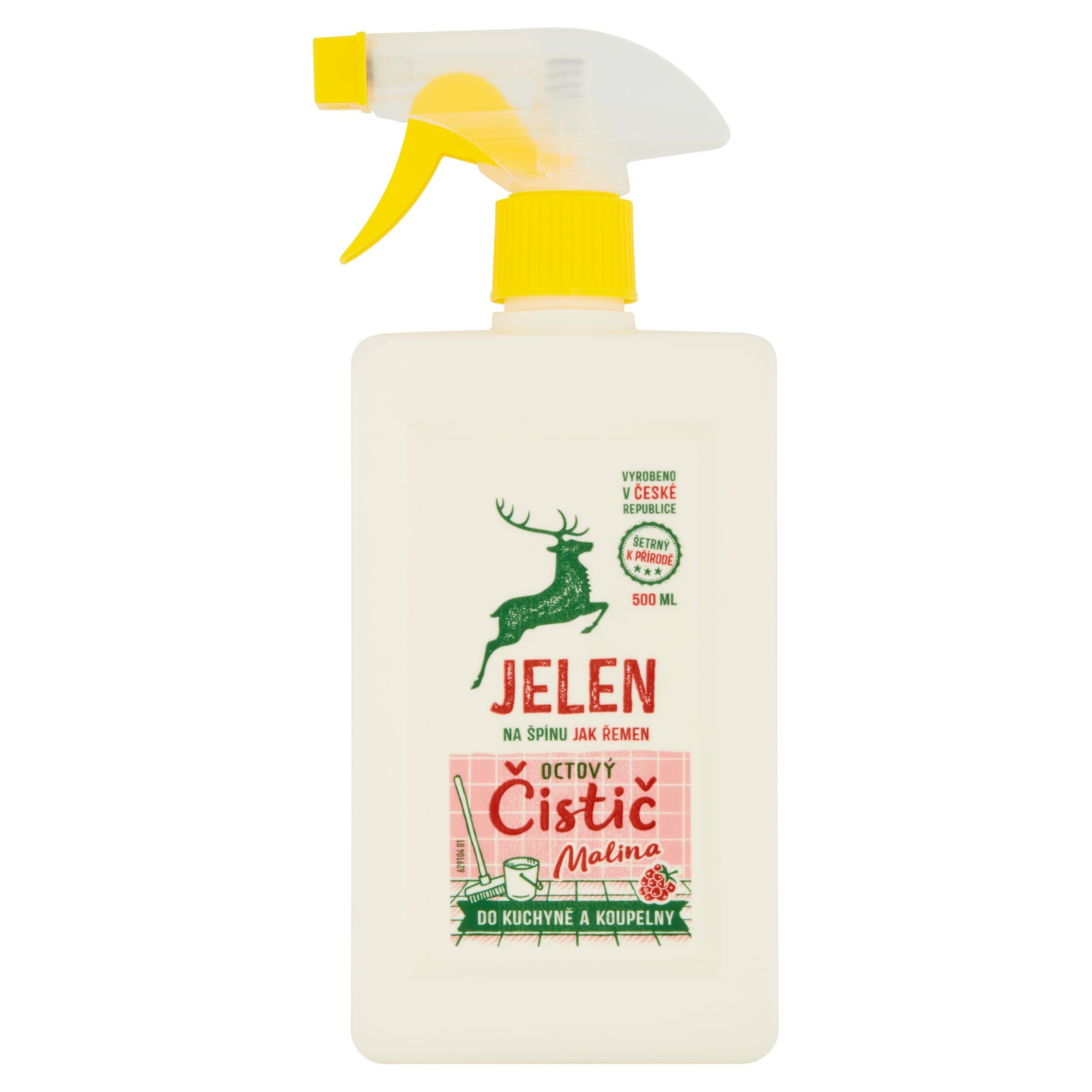 Drogerie a kosmetika - Jelen Octový čistič malina 500 ml
