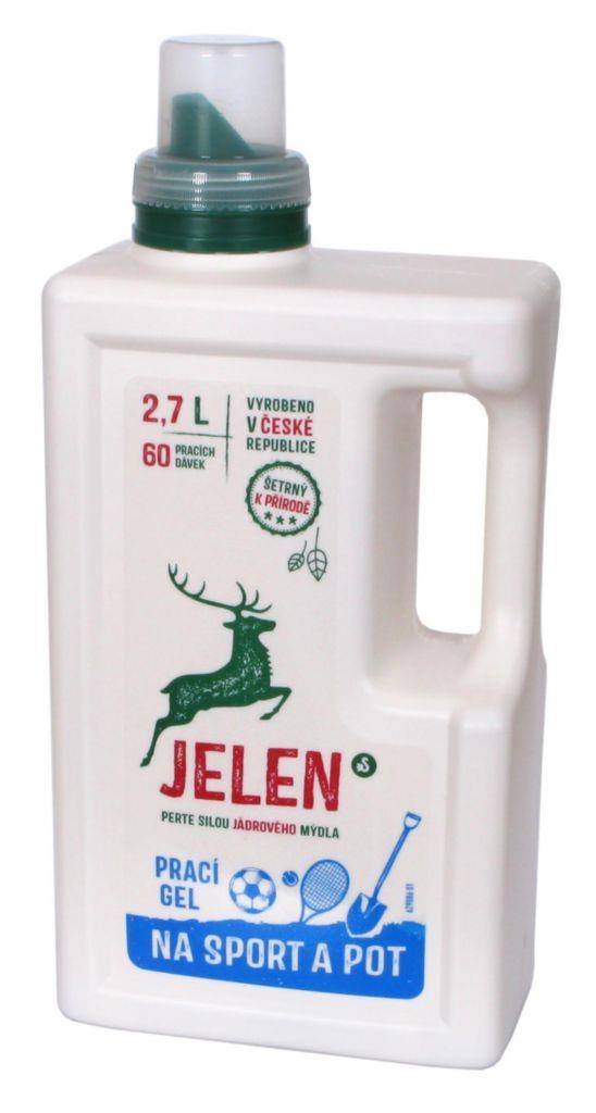Drogerie a kosmetika - Jelen prací gel na sport a pot 2,7 l  60 dávek