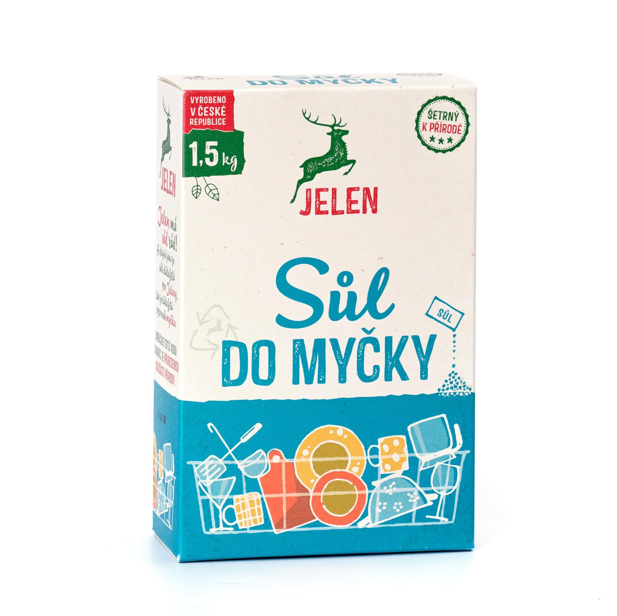 Drogerie a kosmetika - Jelen Sůl do myčky 1500 g