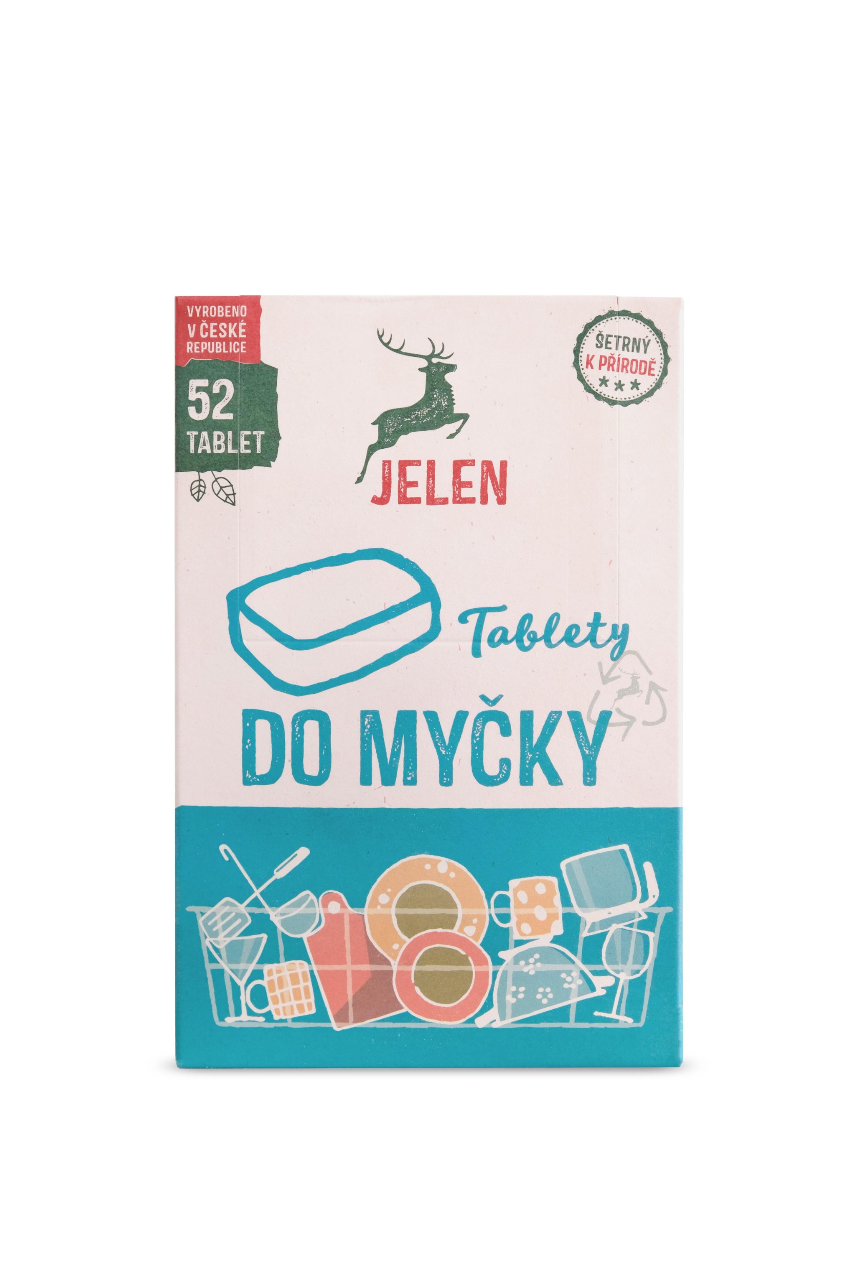 Drogerie a kosmetika - Jelen Tablety do myčky 52 tablet