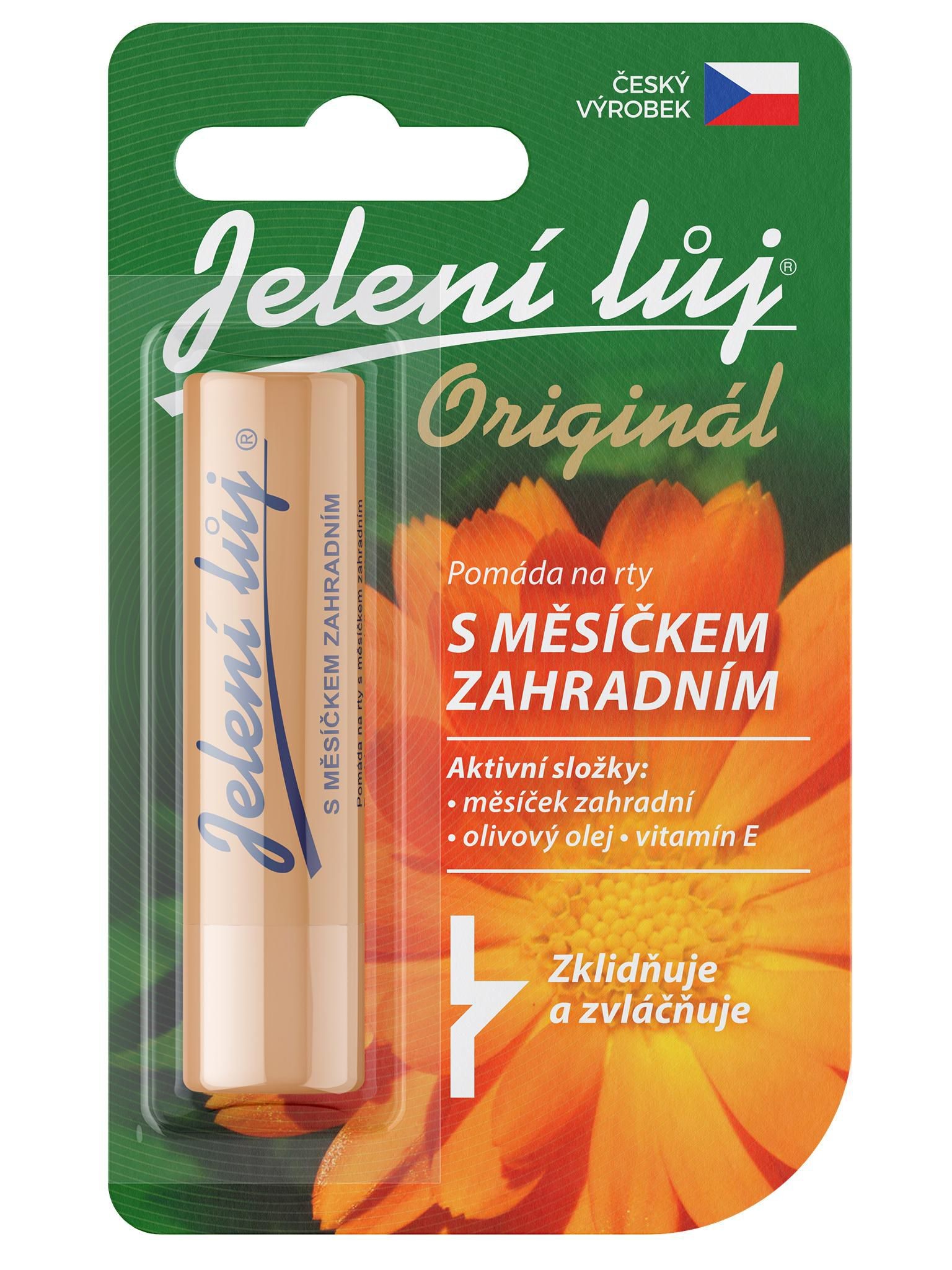 Drogerie a kosmetika - Jelení lůj Pomáda s měsíčkem zahradním