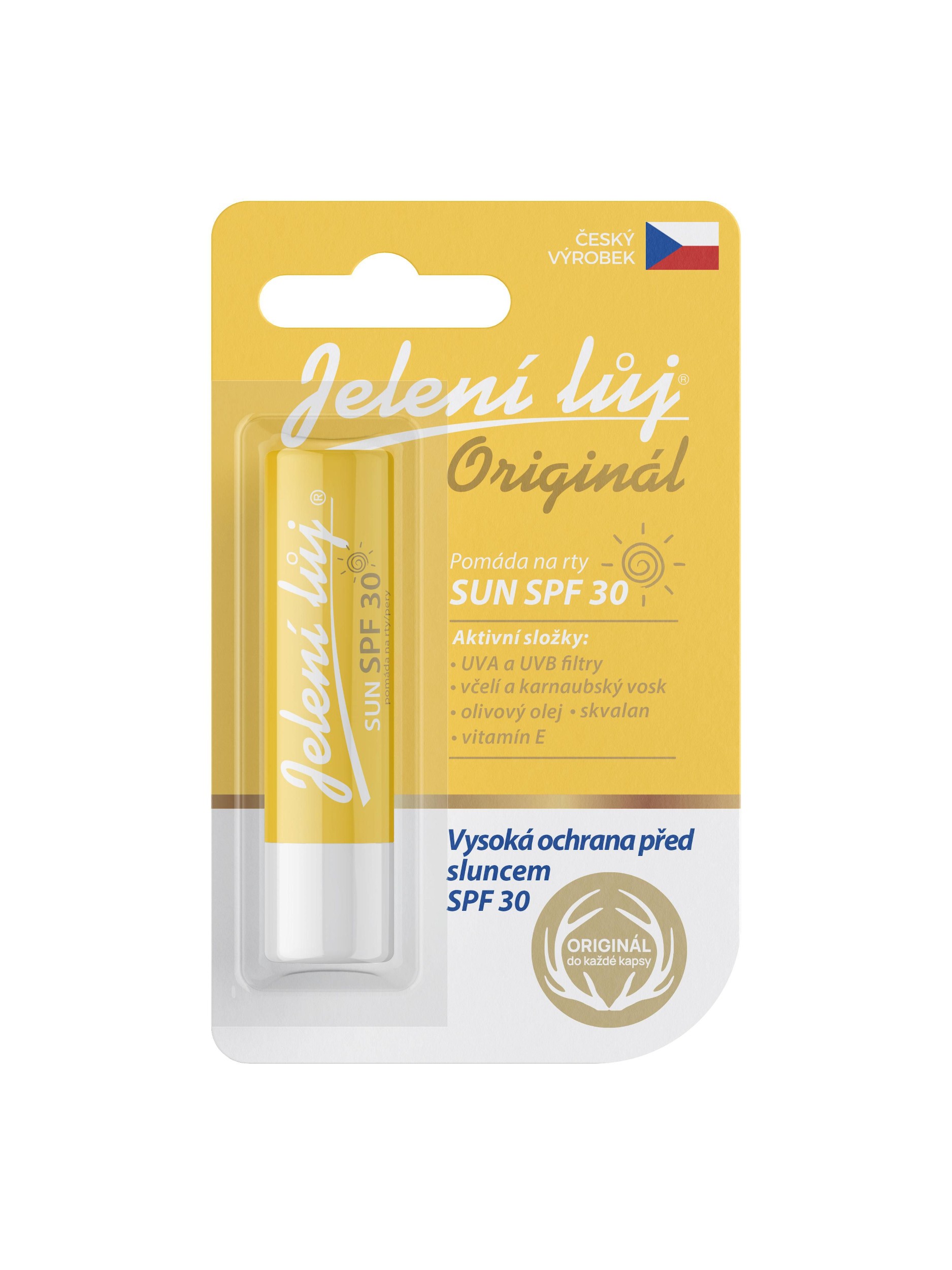 Drogerie a kosmetika - Jelení lůj SUN SPF 30