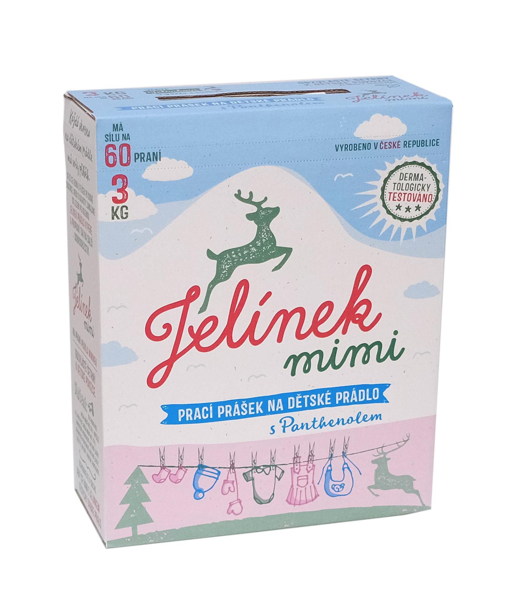 Drogerie a kosmetika - Jelínek Mimi Prací prášek 3 kg 60 praní