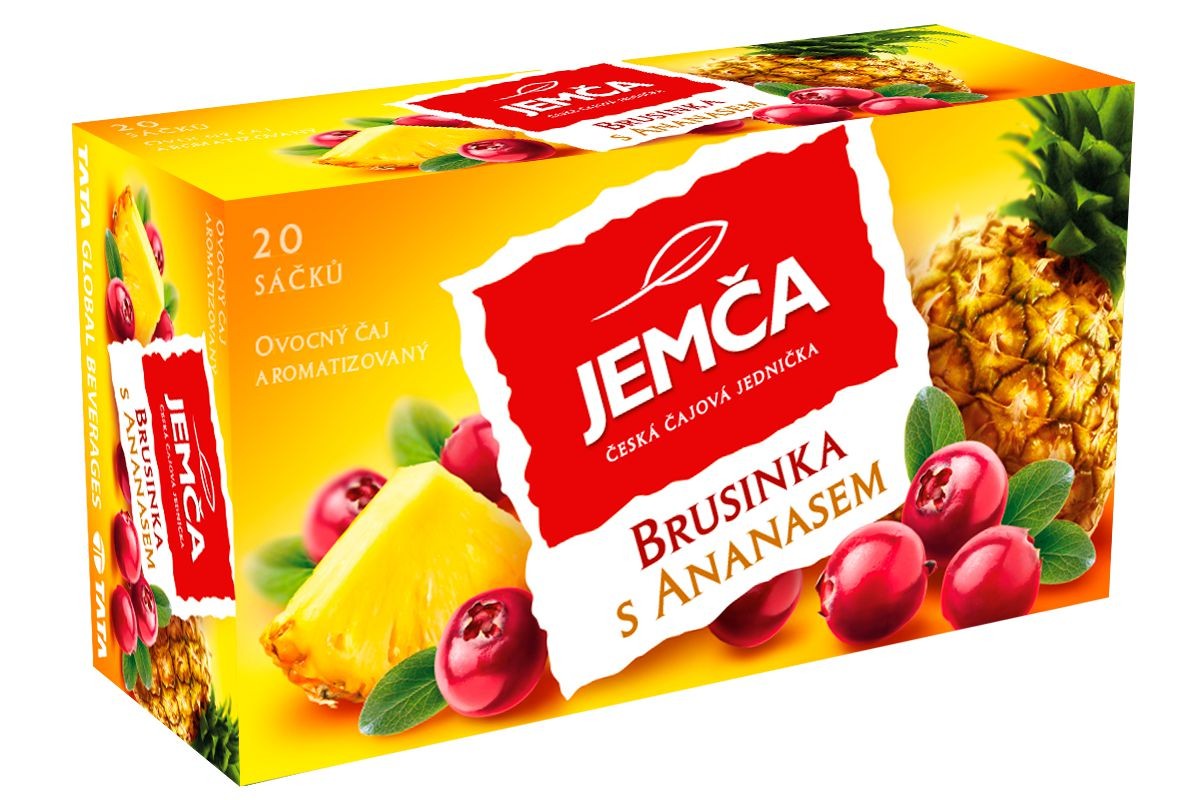 Jemča Brusinka s ananasem 40g-1