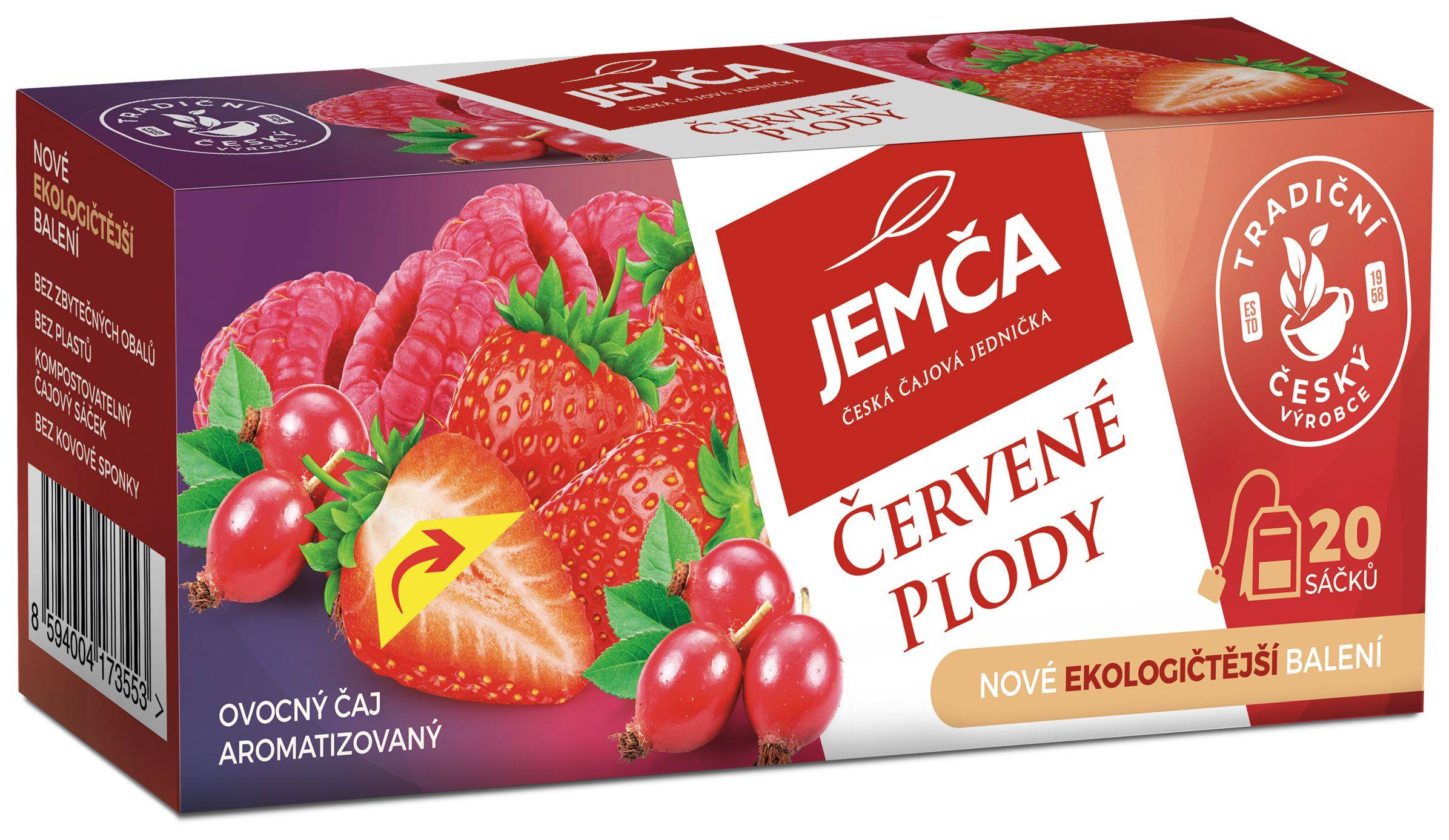 Nápoje - Jemča Červené plody 40g