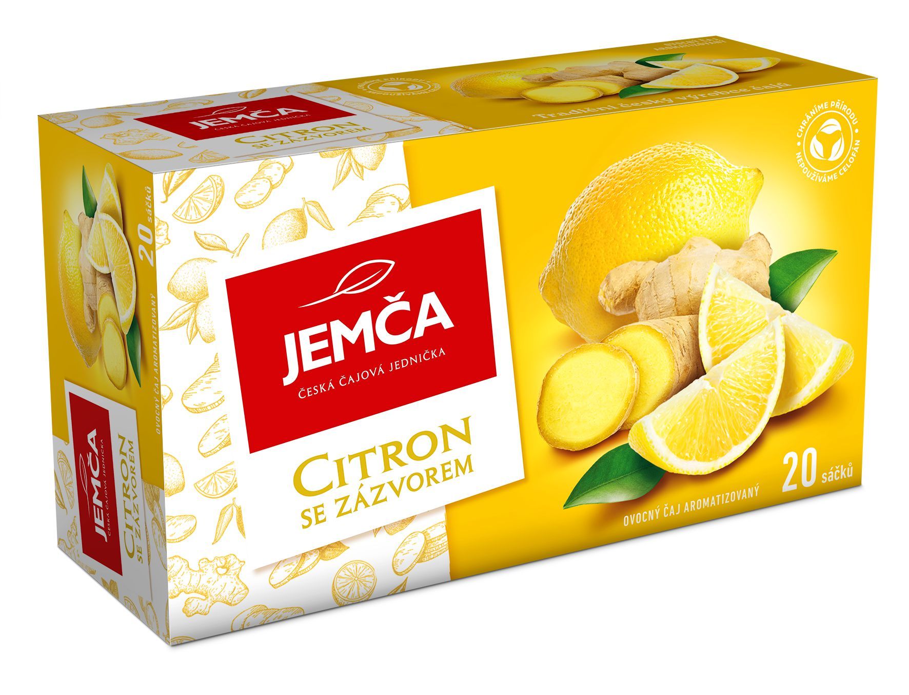 Nápoje - Jemča Citron se zázvorem 20x2 g