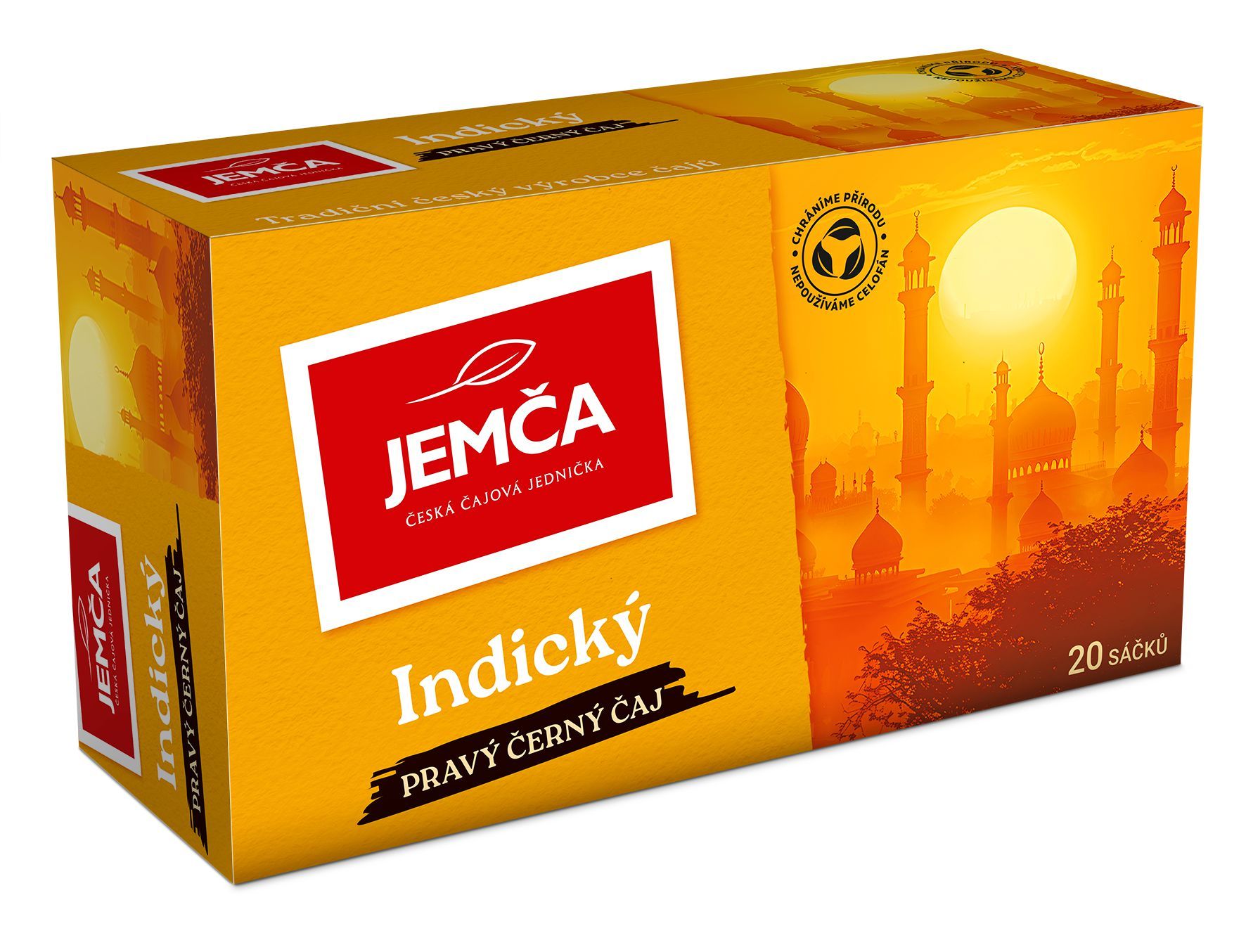 Jemča Indický pravý černý čaj 20x1,5 g-0