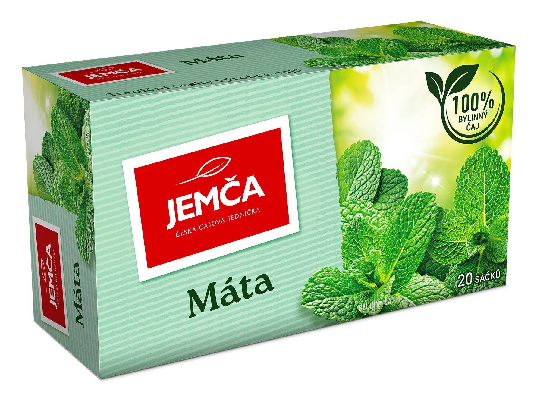 Nápoje - Jemča Máta bylinný čaj 20x1,5 g