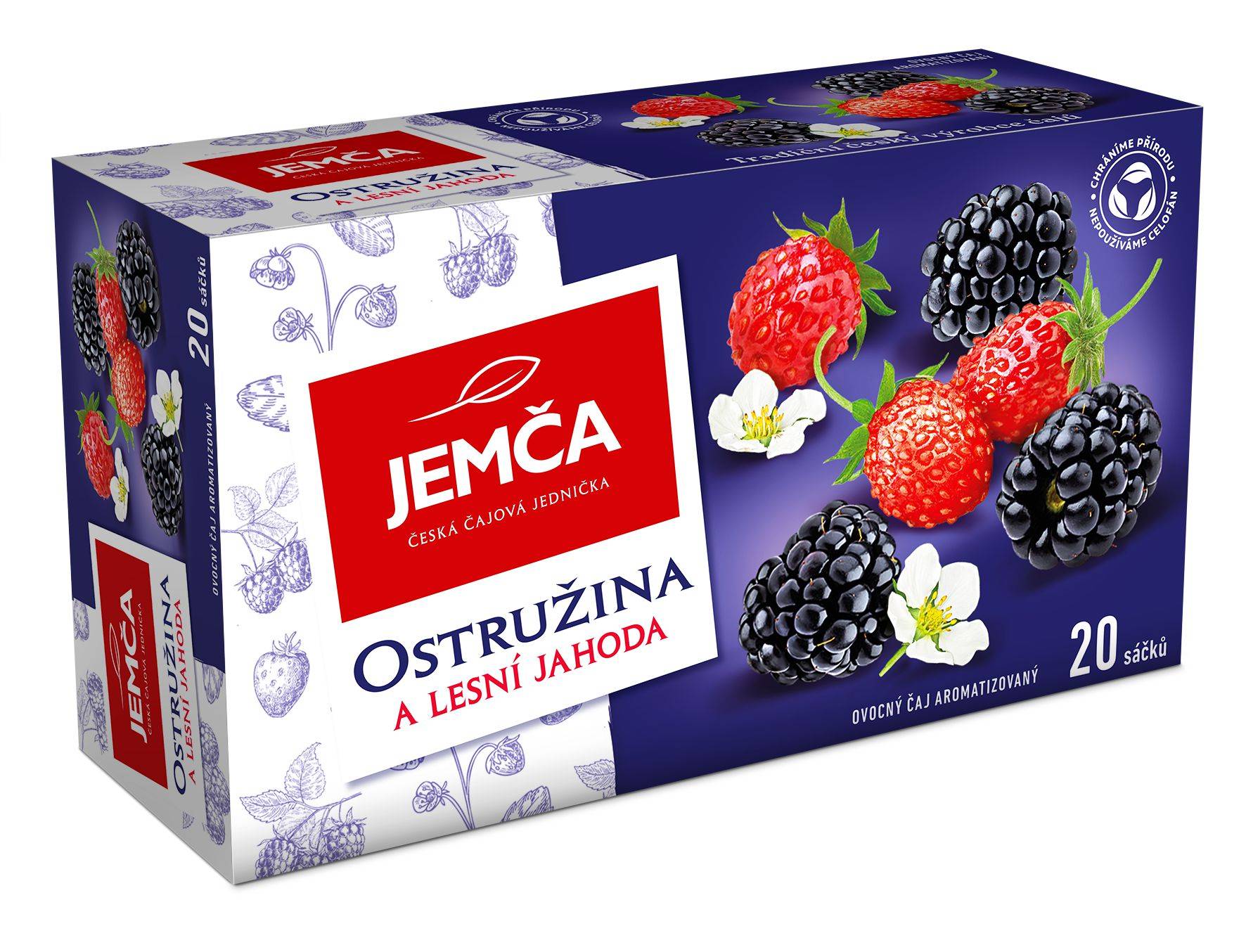 Jemča Ostružina a lesní jahoda 20x2 g-0