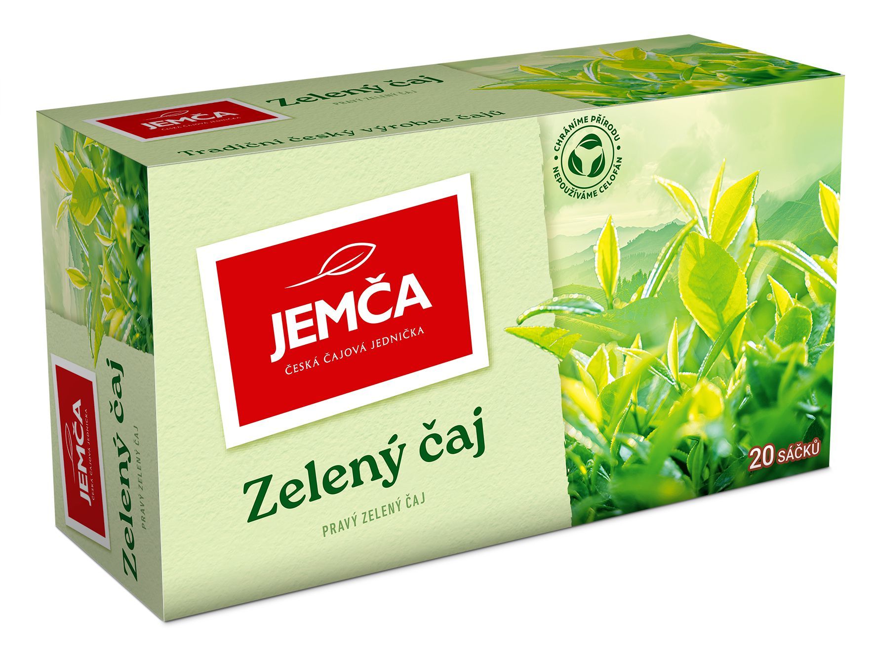 Nápoje - Jemča Zelený čaj 20x1,5 g