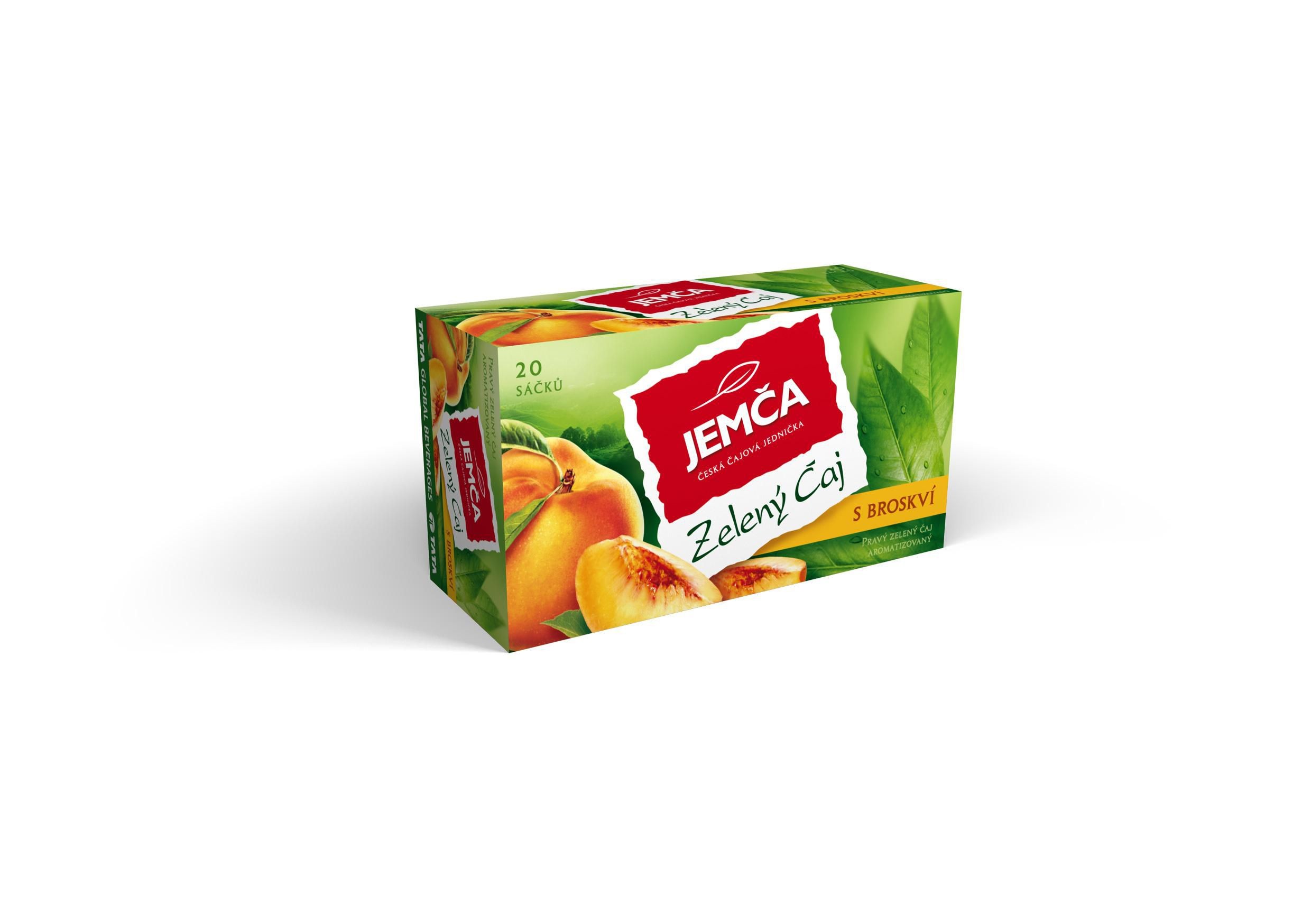 Jemča Zelený čaj s broskví 20x1,5 g-1