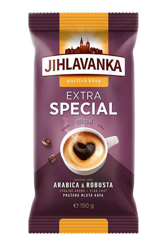 Nápoje - Jihlavanka Extra special pražená mletá káva 150 g