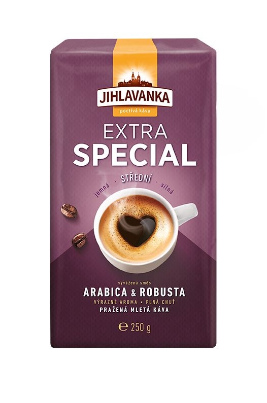 Nápoje - Jihlavanka Extra Special Pražená mletá káva 250 g