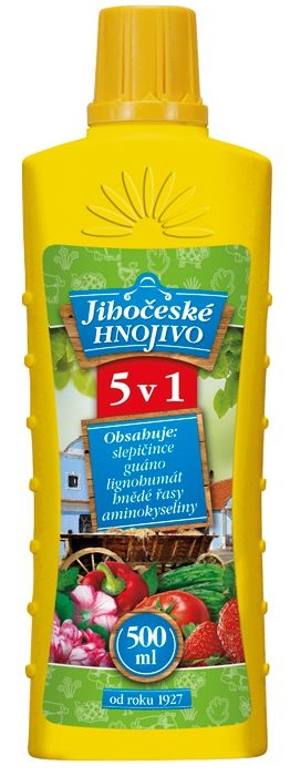Domácnost a Zahrada - Jihočeské hnojivo 5v1 500 ml
