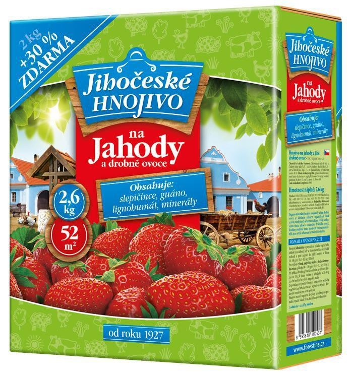 Domácnost a Zahrada - Jihočeské hnojivo na jahody 2 kg + 30% zdarma