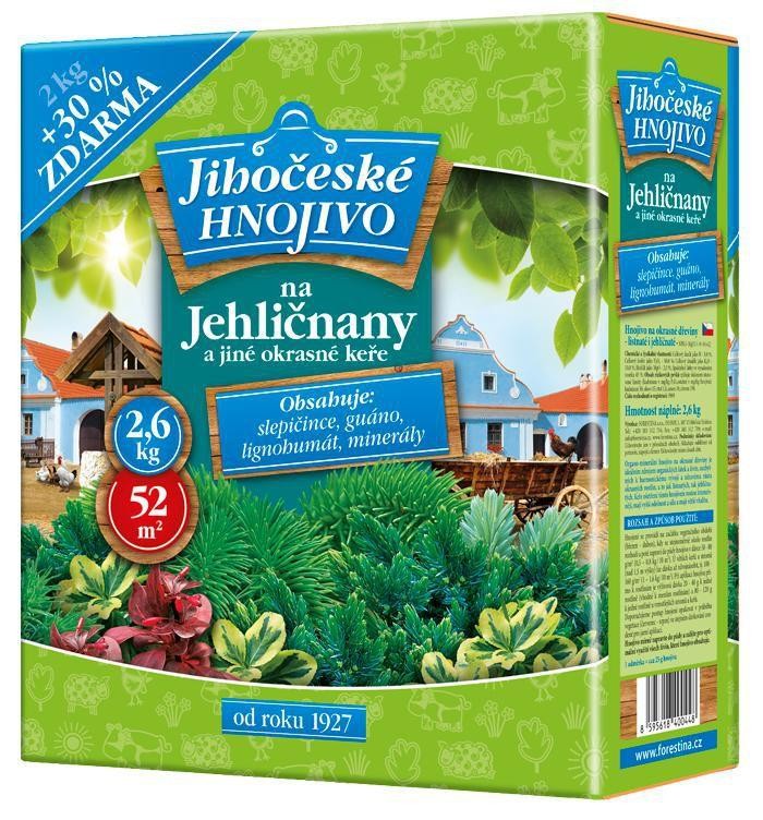 Domácnost a Zahrada - Jihočeské hnojivo na jehličnany 2 kg + 30% zdarma