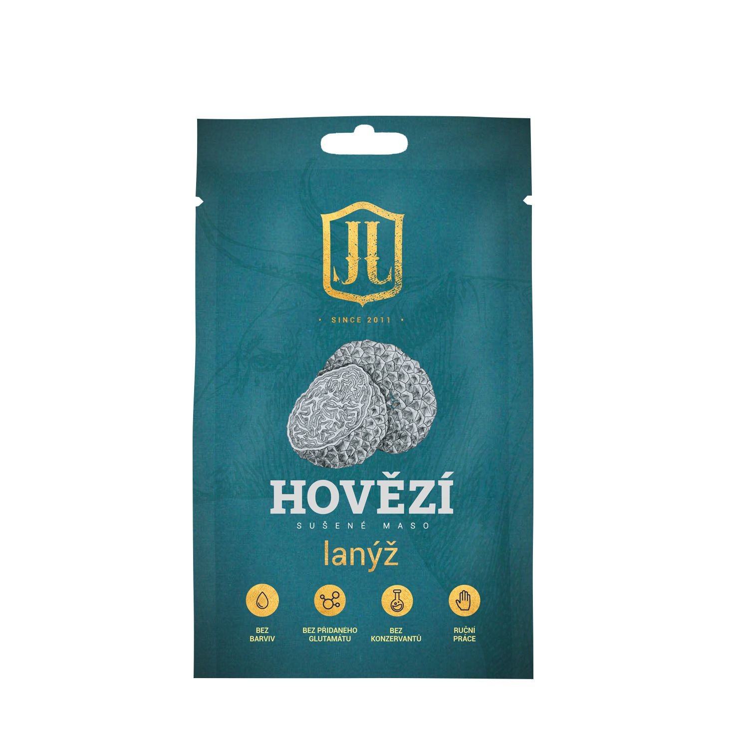Trvanlivé potraviny - Jihočeské jerky Hovězí lanýž 20g