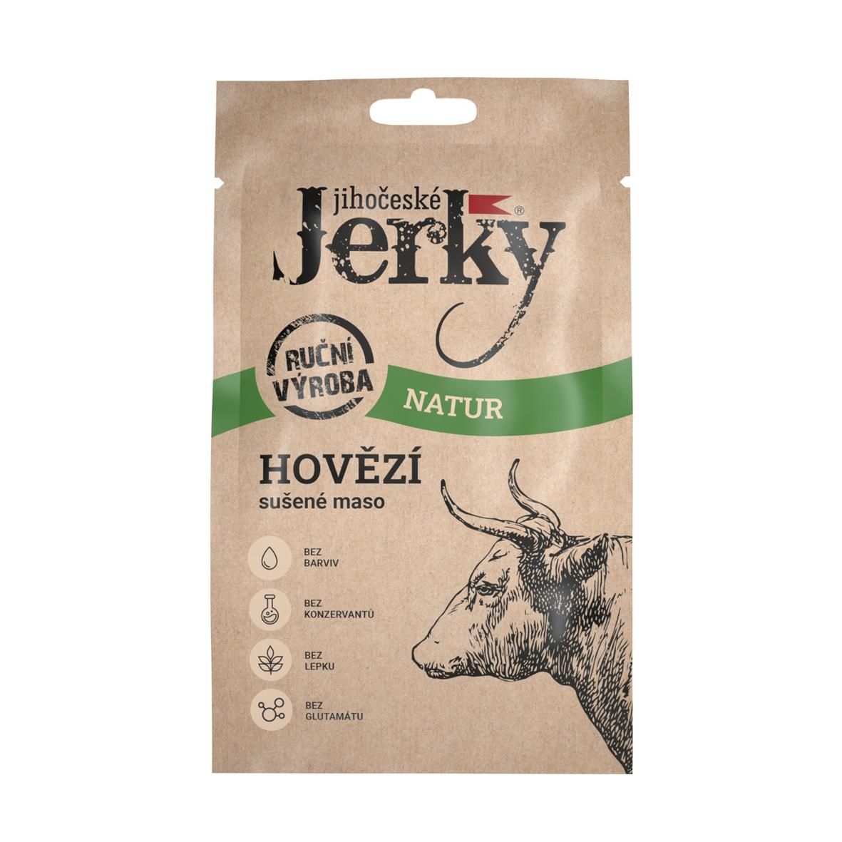 Trvanlivé potraviny - Jihočeské jerky Hovězí natur 20g