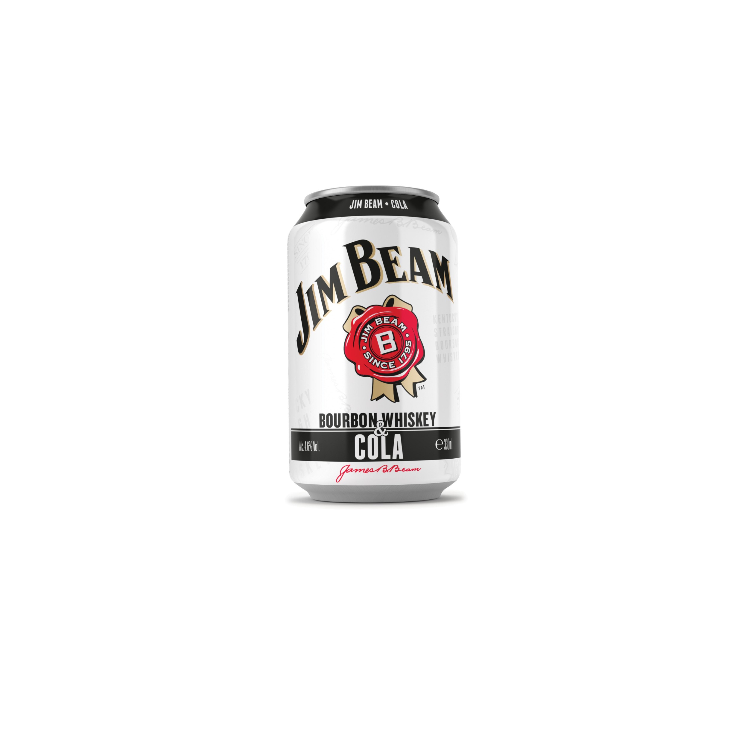 Nápoje - Jim Beam Bourbon Whisky&Cola 4,5% 0,33l