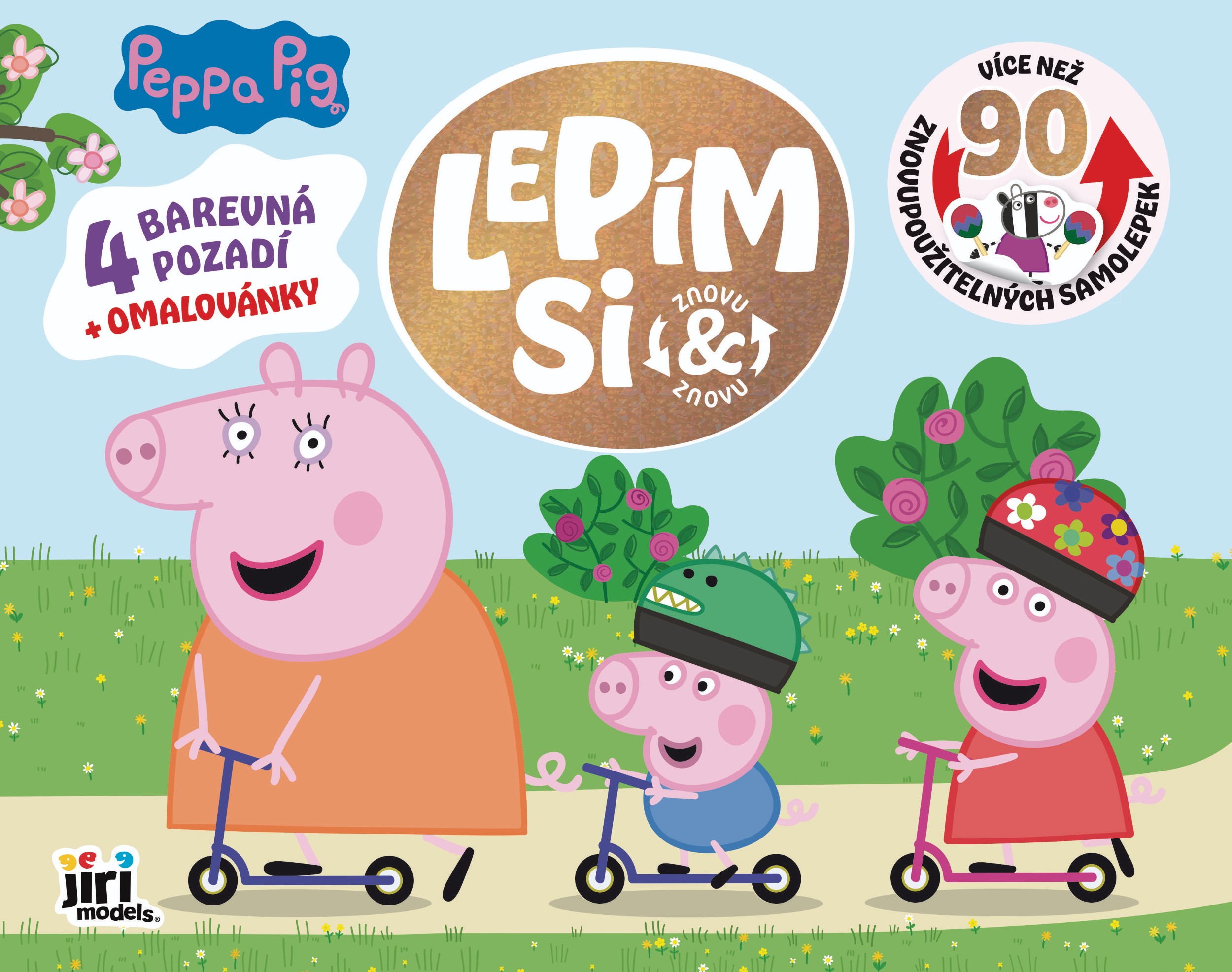 Domácnost a Zahrada - Jiri Models Lepím si znovu a znovu Prasátko Peppa