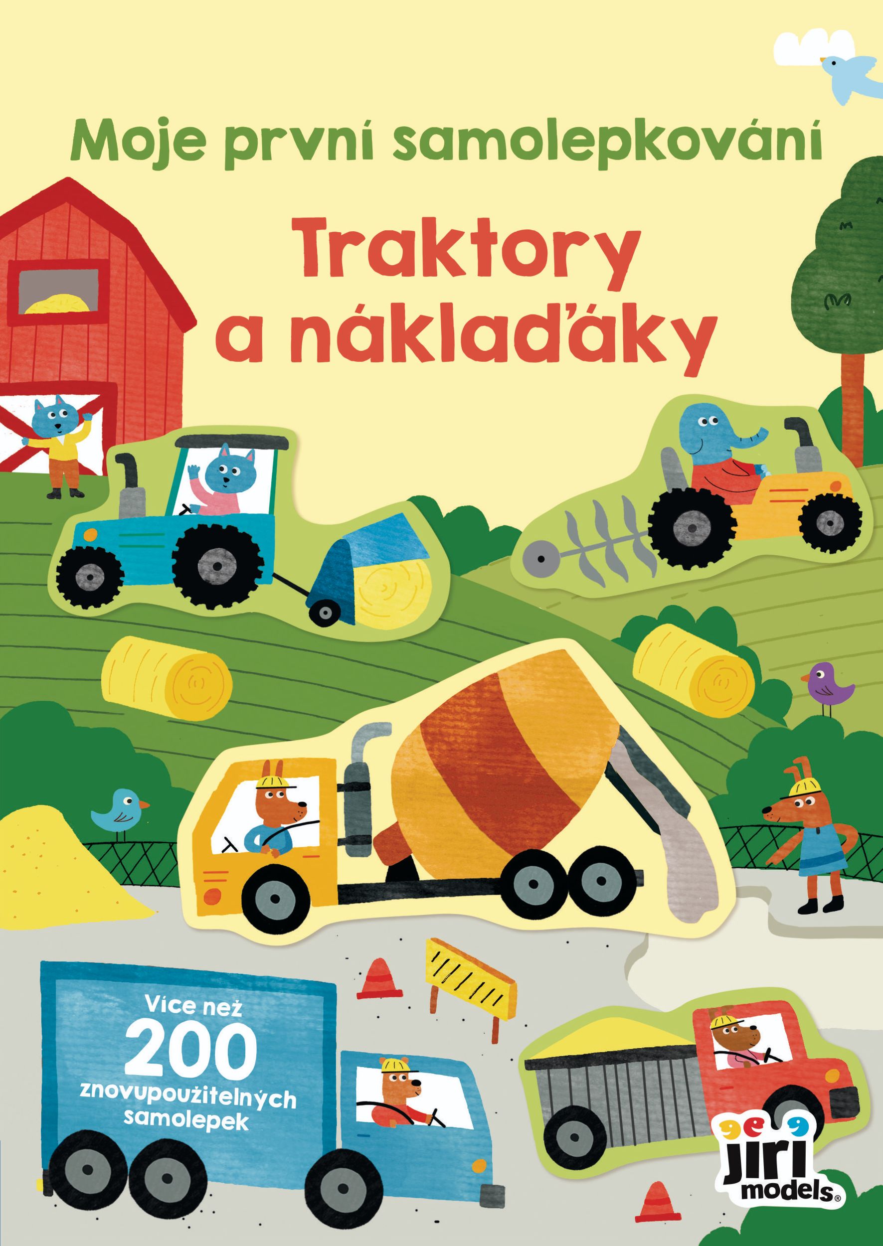 Domácnost a Zahrada - Jiri Models Moje první samolepkování Traktory a náklaďáky