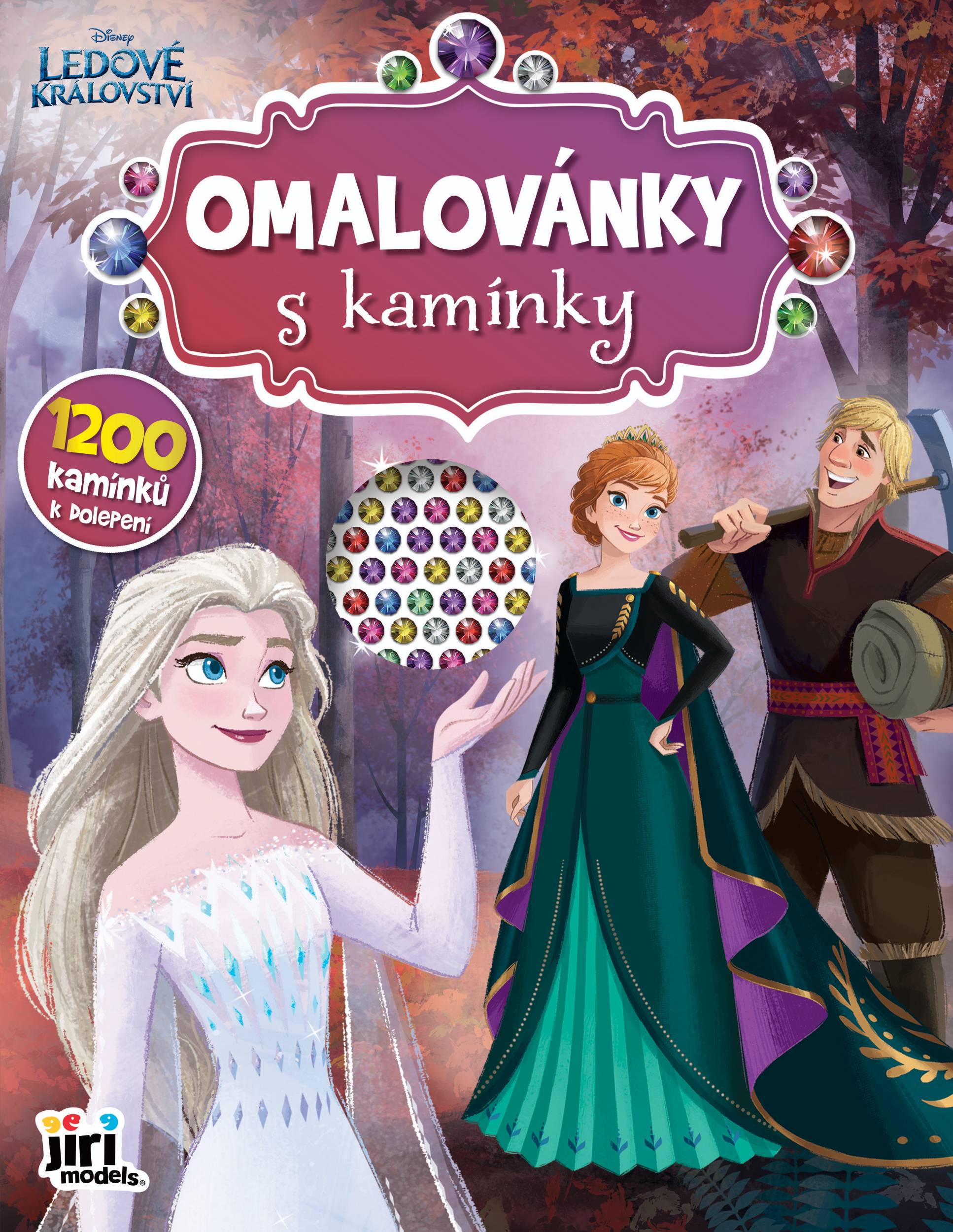 Domácnost a Zahrada - Jiri Models Omalovánky s kamínky Ledové království