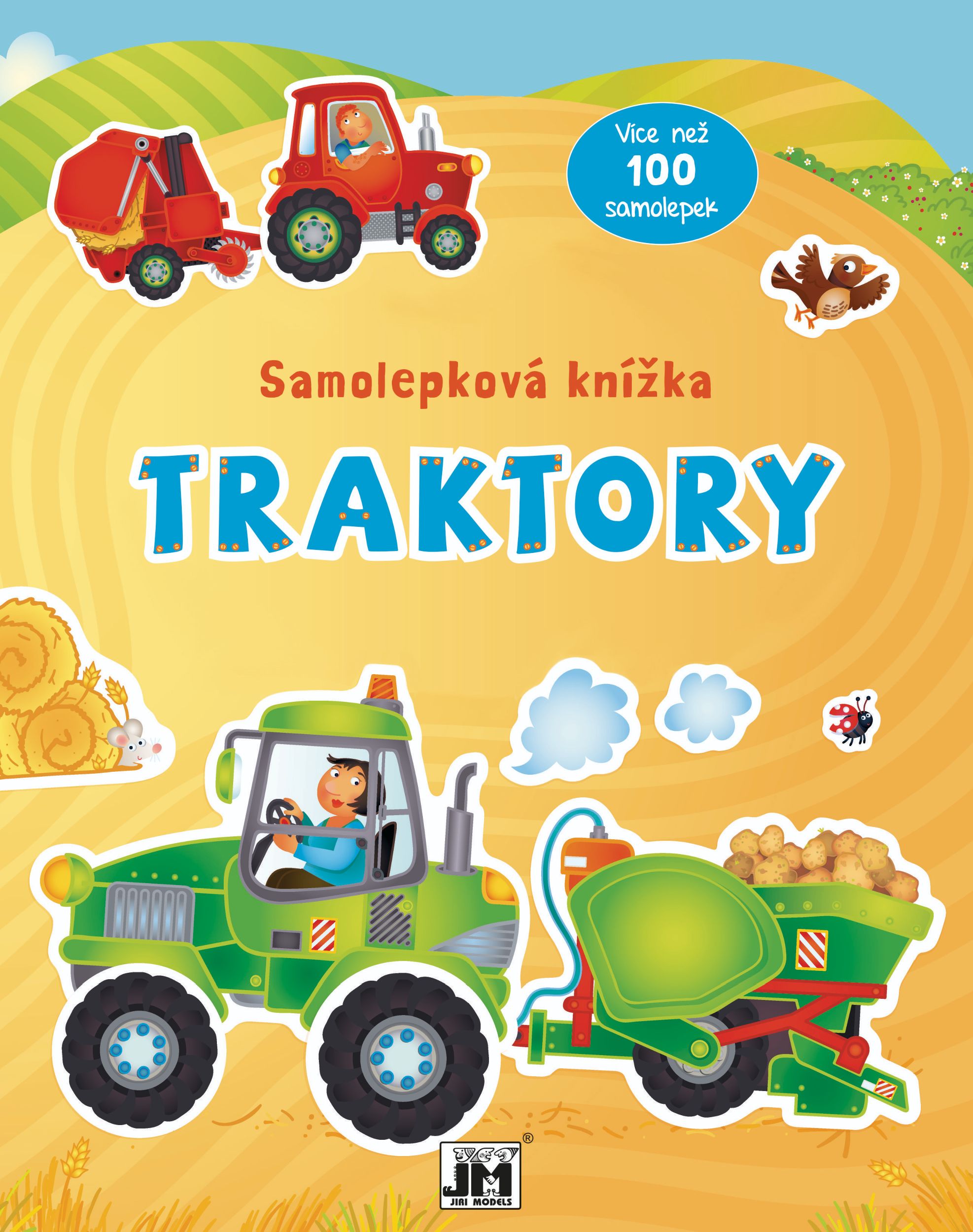 Domácnost a Zahrada - Jiri Models Samolep knížka/ Traktory