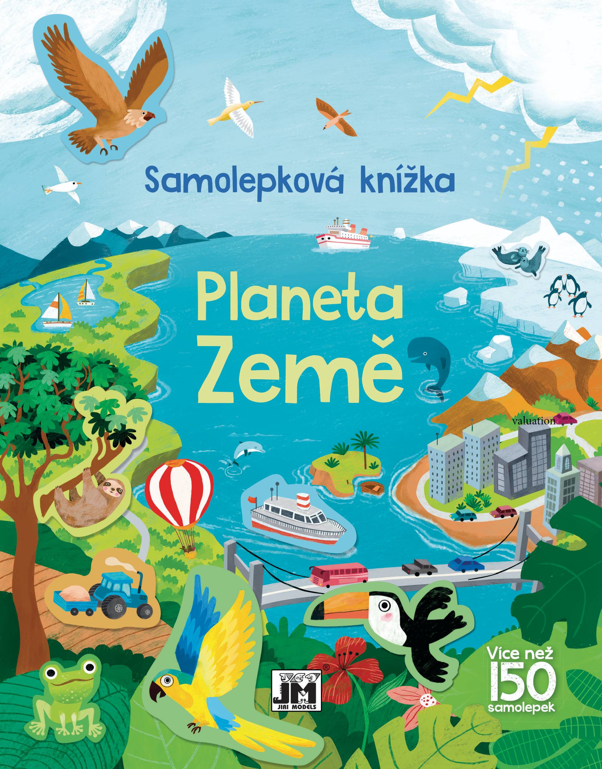 Jiri Models Samolepková knížka Planeta Země-2
