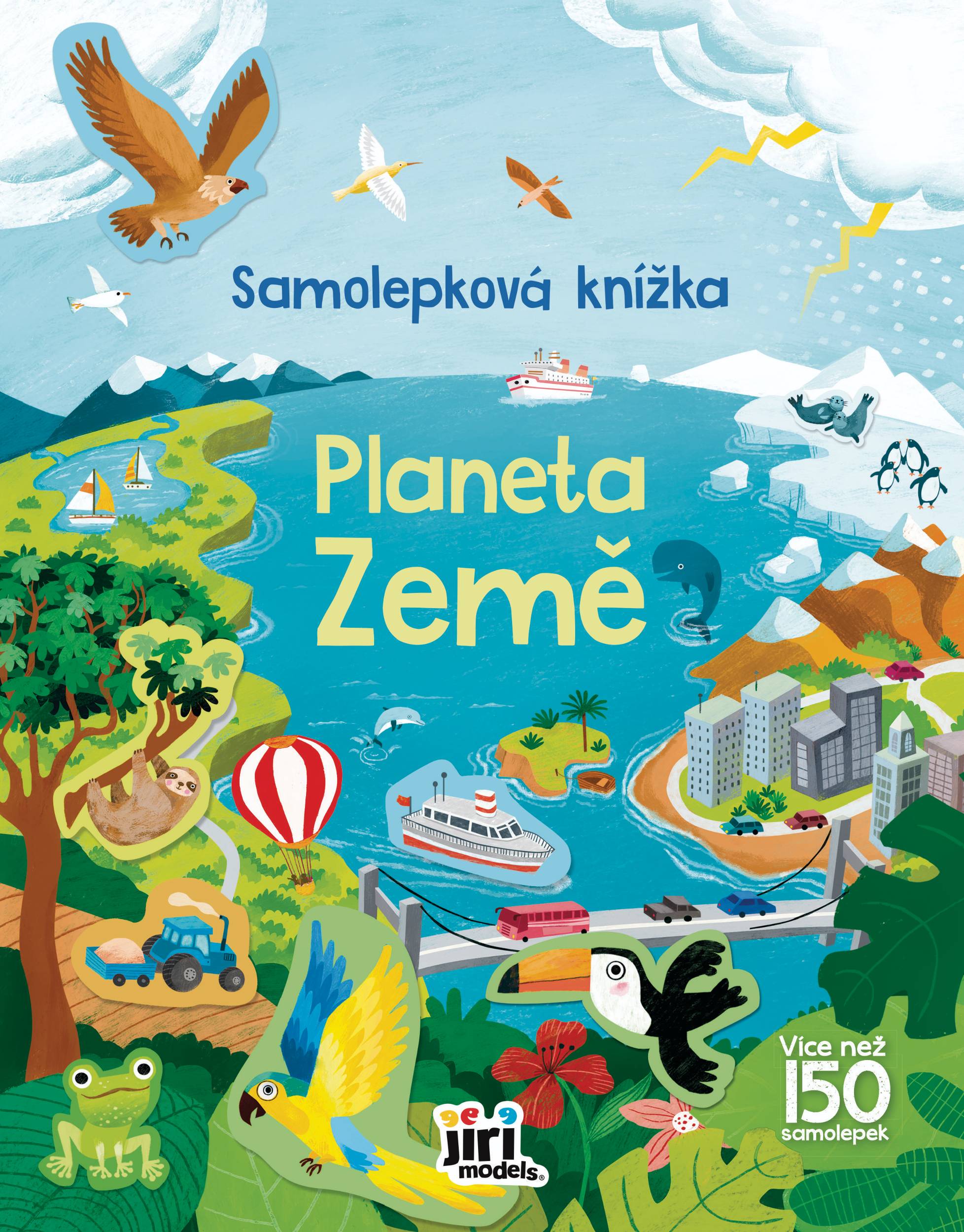 Jiri Models Samolepková knížka Planeta Země-0