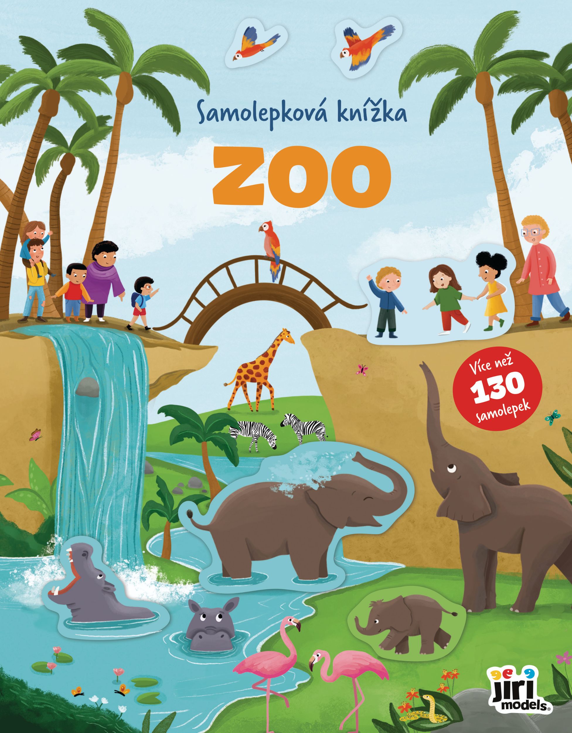 Domácnost a Zahrada - Jiri Models Samolepková knížka Zoo