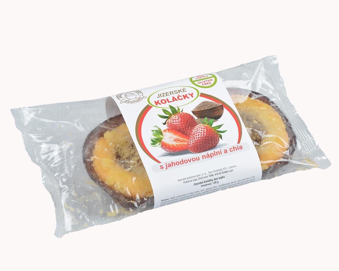 Pekárna a cukrárna - Jizerské pekárny Koláček bez lepku 2 kusy 120g
