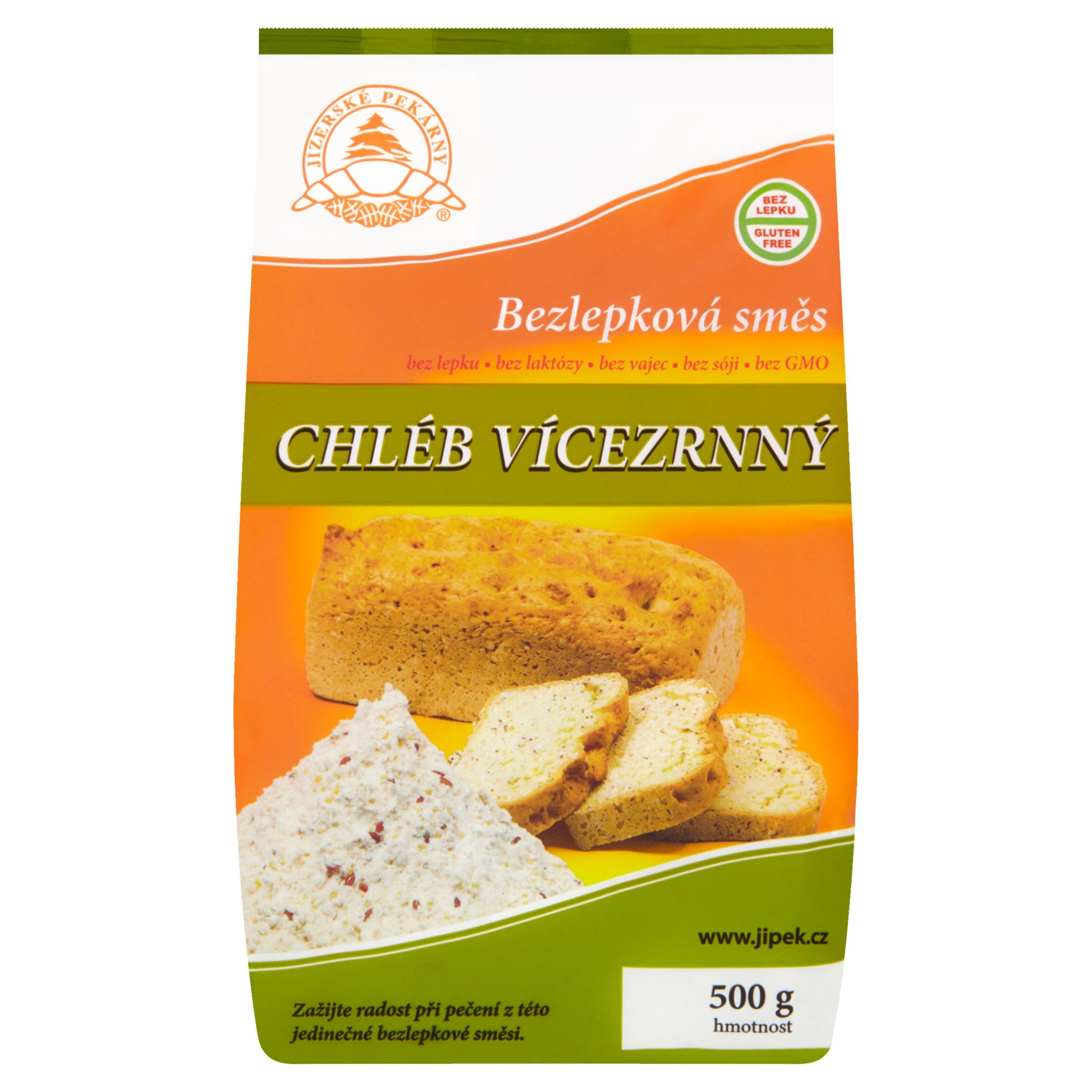Zdravý svět - Jizerské pekárny Směs na vícezrnný chléb bez lepku 500 g