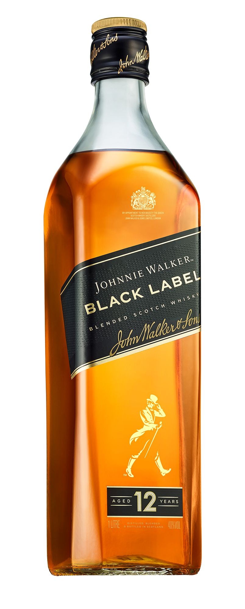 Nápoje - Johnnie Walker Black label 12ti letá skotská whisky 0,7 l