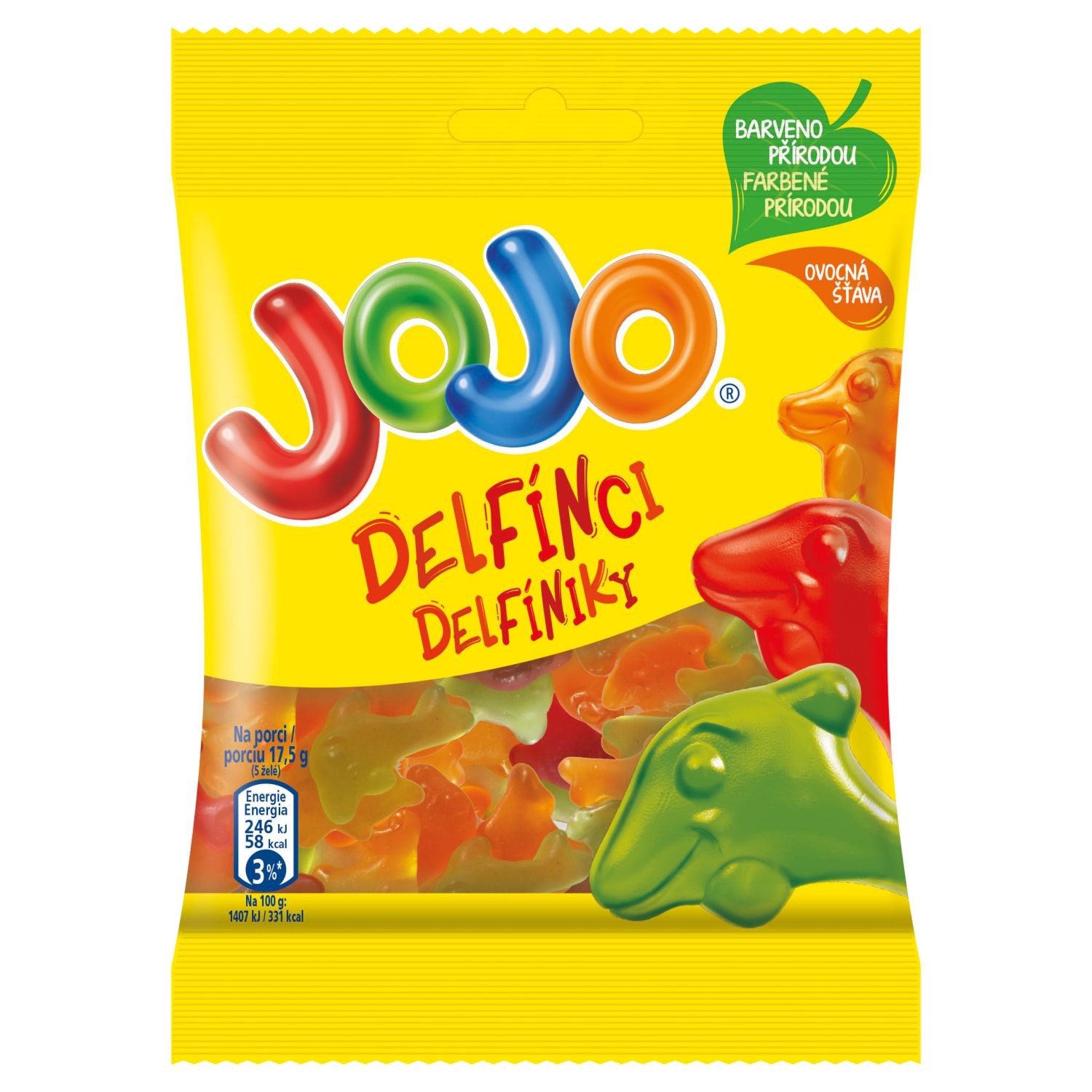 Trvanlivé potraviny - Jojo Delfínci 80 g
