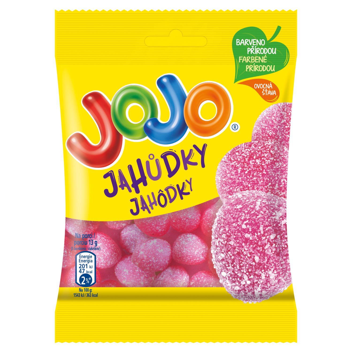 Trvanlivé potraviny - Jojo Jahůdky 80 g