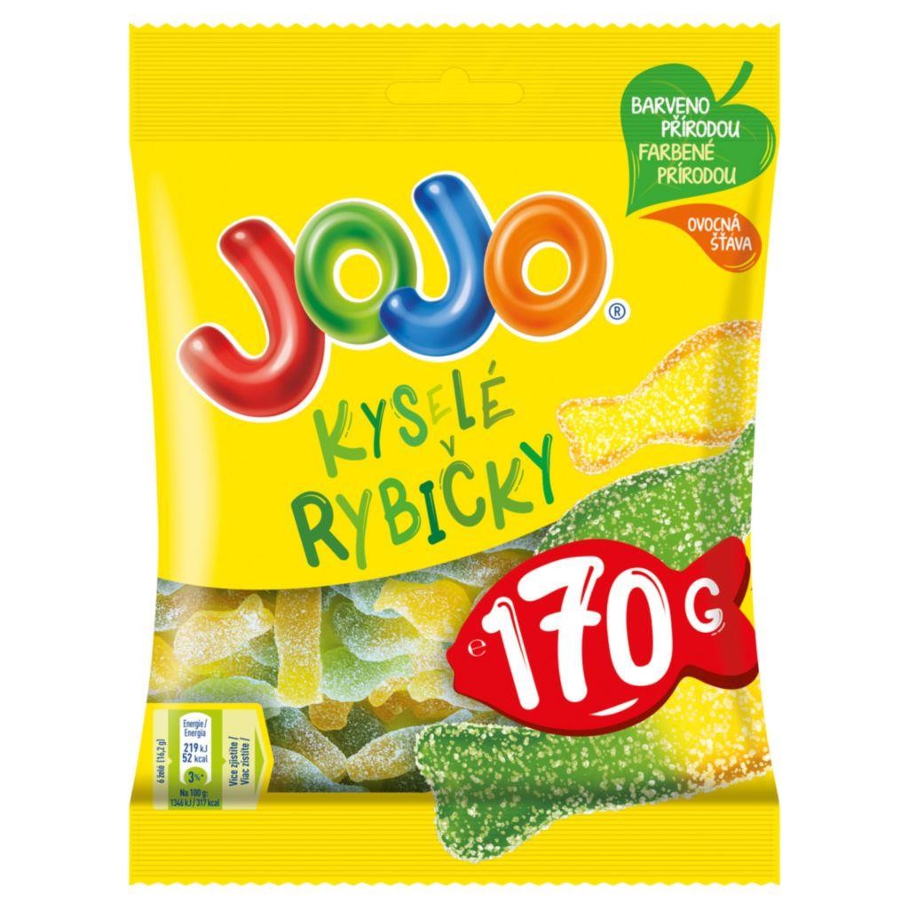 Trvanlivé potraviny - Jojo Kyselé rybičky 170g