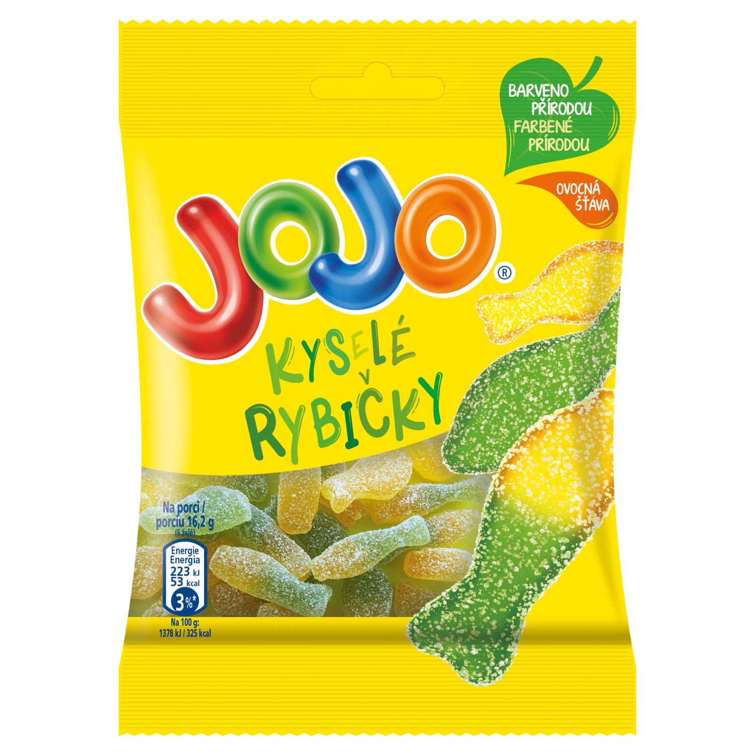 Trvanlivé potraviny - Jojo Kyselé rybičky 80 g