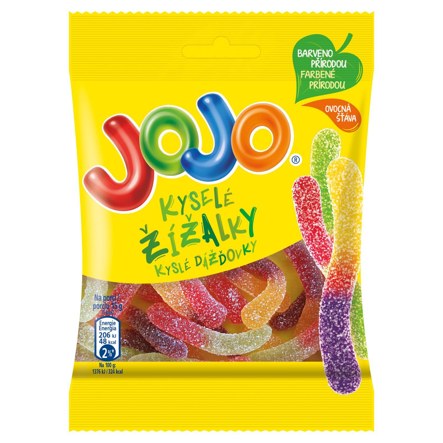 Trvanlivé potraviny - Jojo Kyselé žížalky 80 g