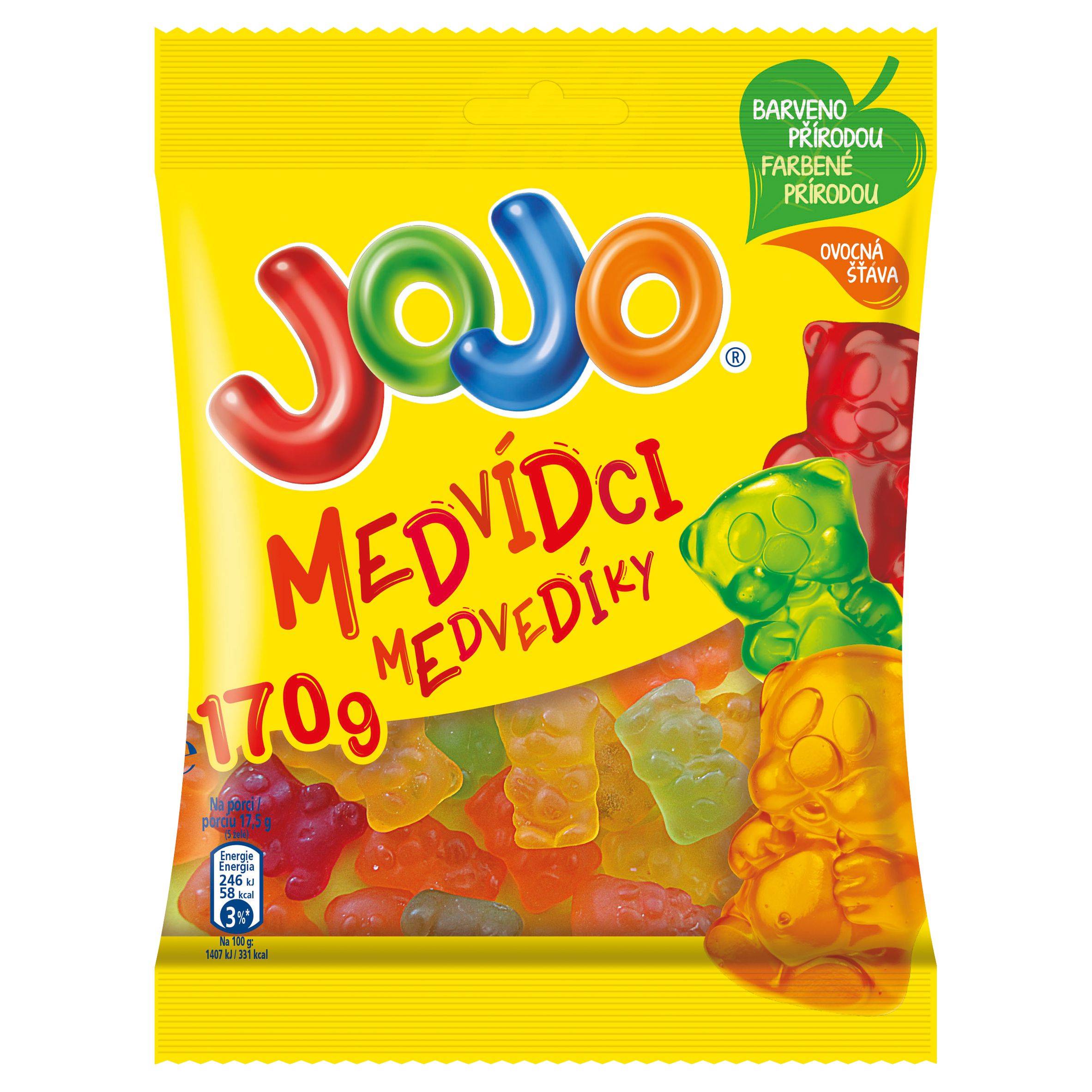 Trvanlivé potraviny - Jojo Medvídci 170 g