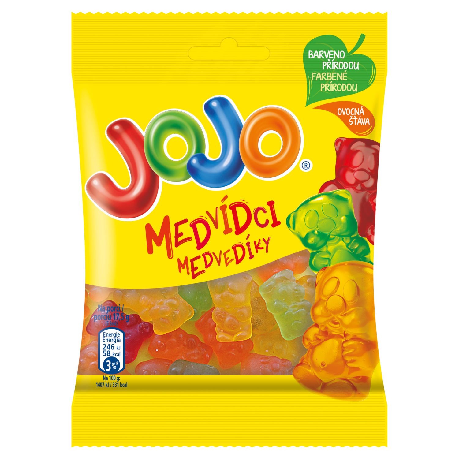 Trvanlivé potraviny - Jojo Medvídci 80 g