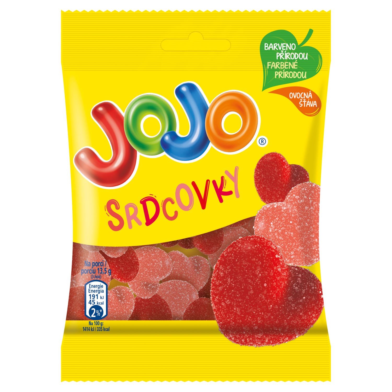 Trvanlivé potraviny - Jojo Srdcovky 80 g