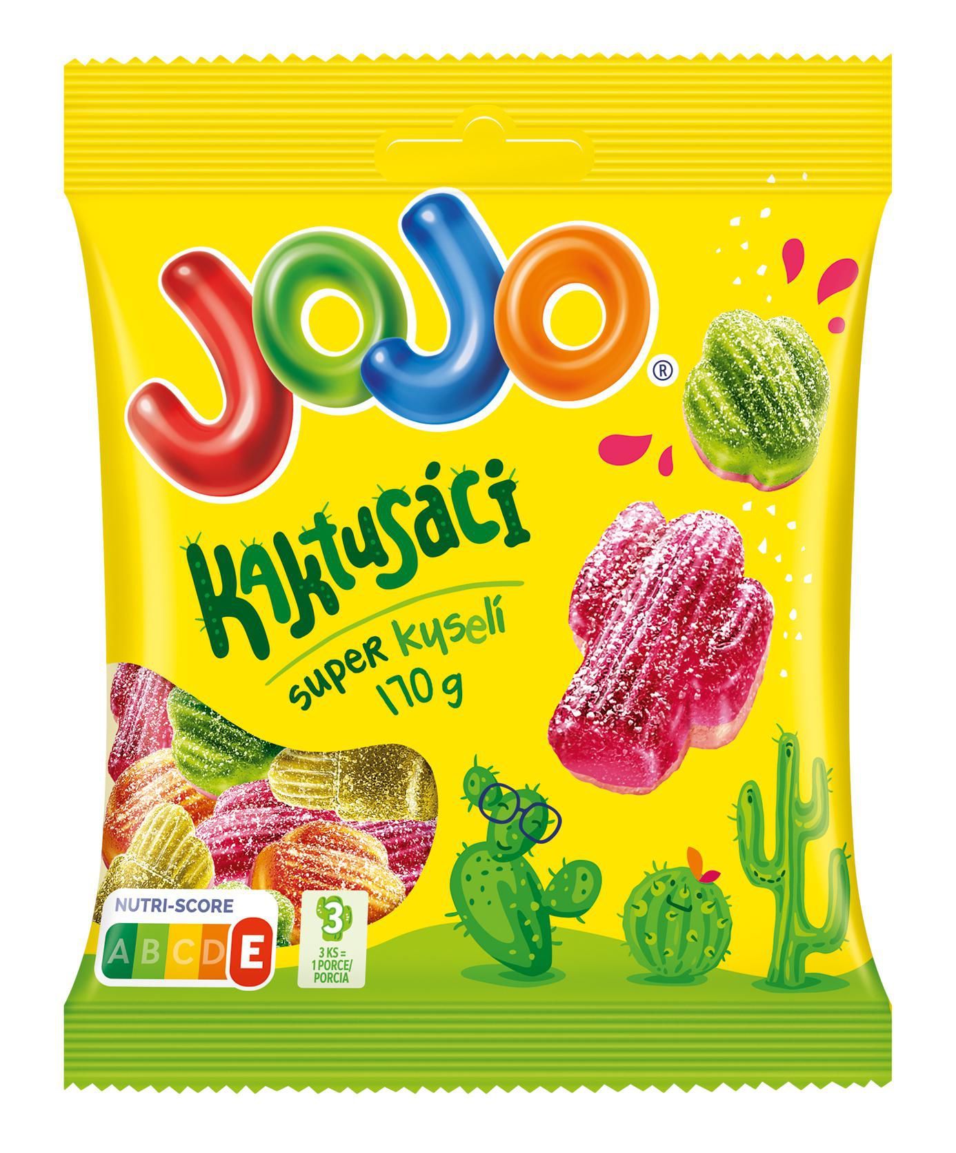 Trvanlivé potraviny - JOJO Super kyselí Kaktusáci 170g