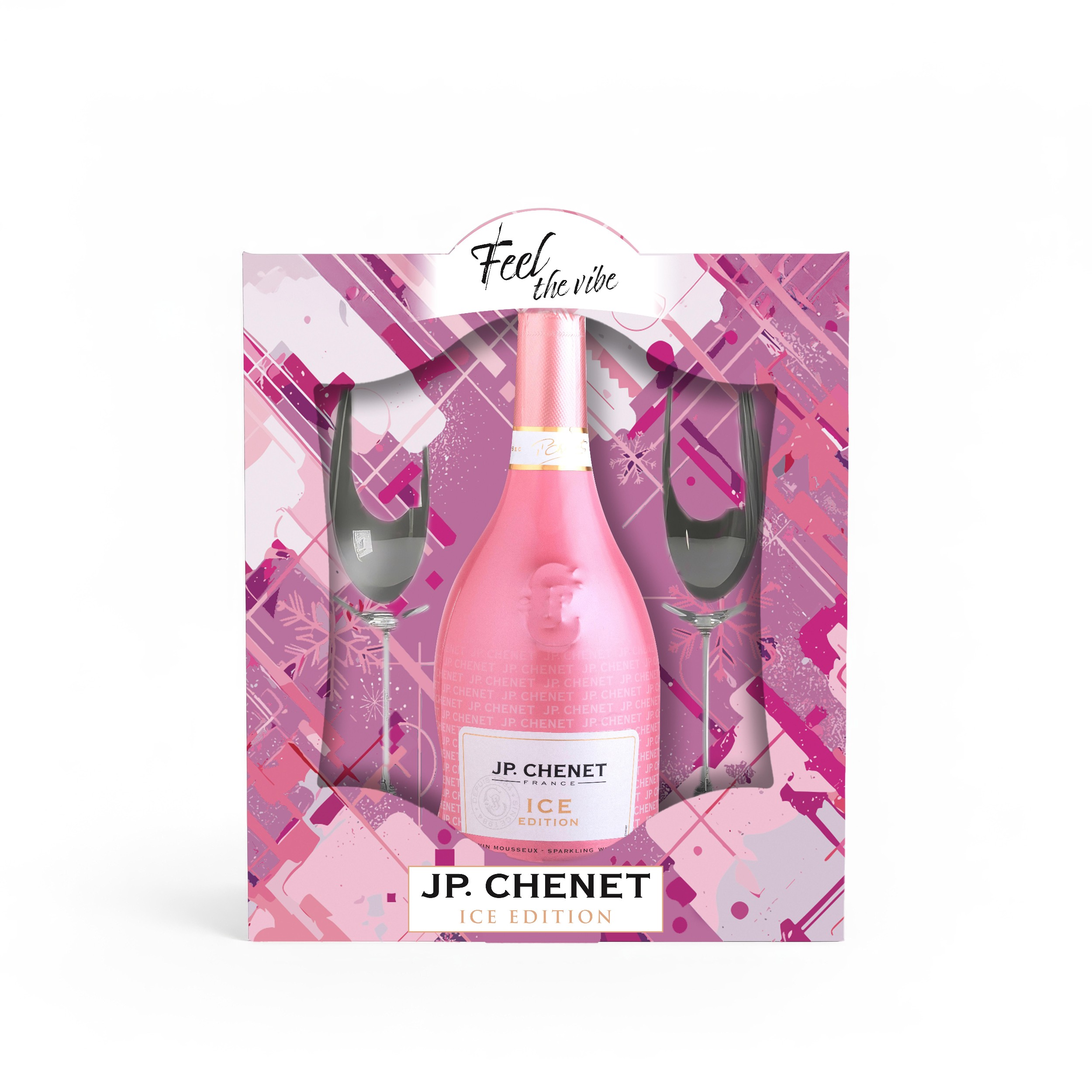 Nápoje - JP. Chenet Ice Rosé 0,75l + 2 Skleničky